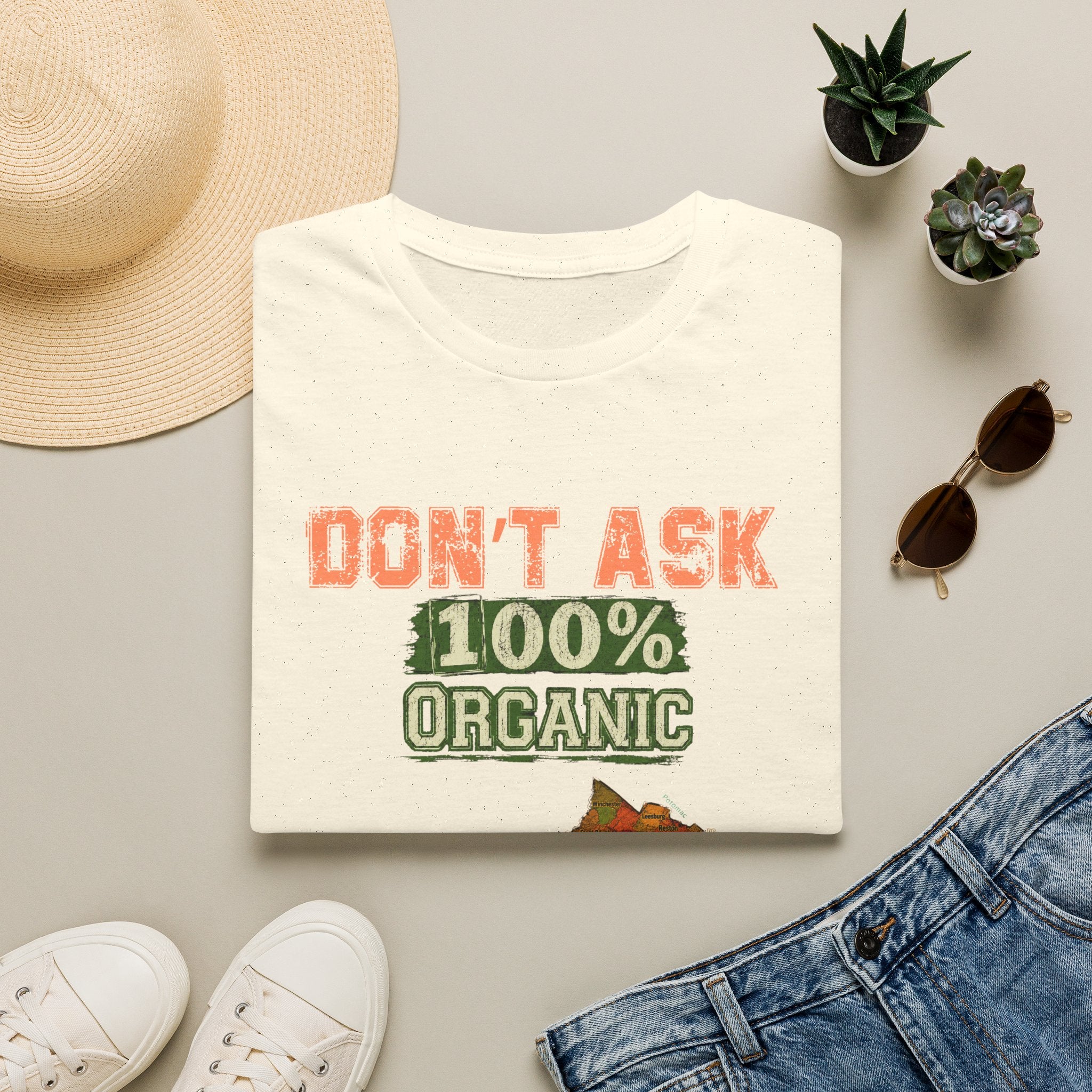 Don't Ask 100% Organic Virginia  T-Shirt