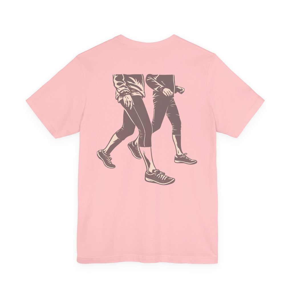 Good Morning Walk Tee — Retro Walking Graphic T-Shirt for Fitness & Morning Strolls