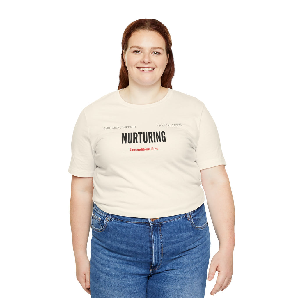 Nurturing Mother Tee — Silhouette Family Short Sleeve Shirt