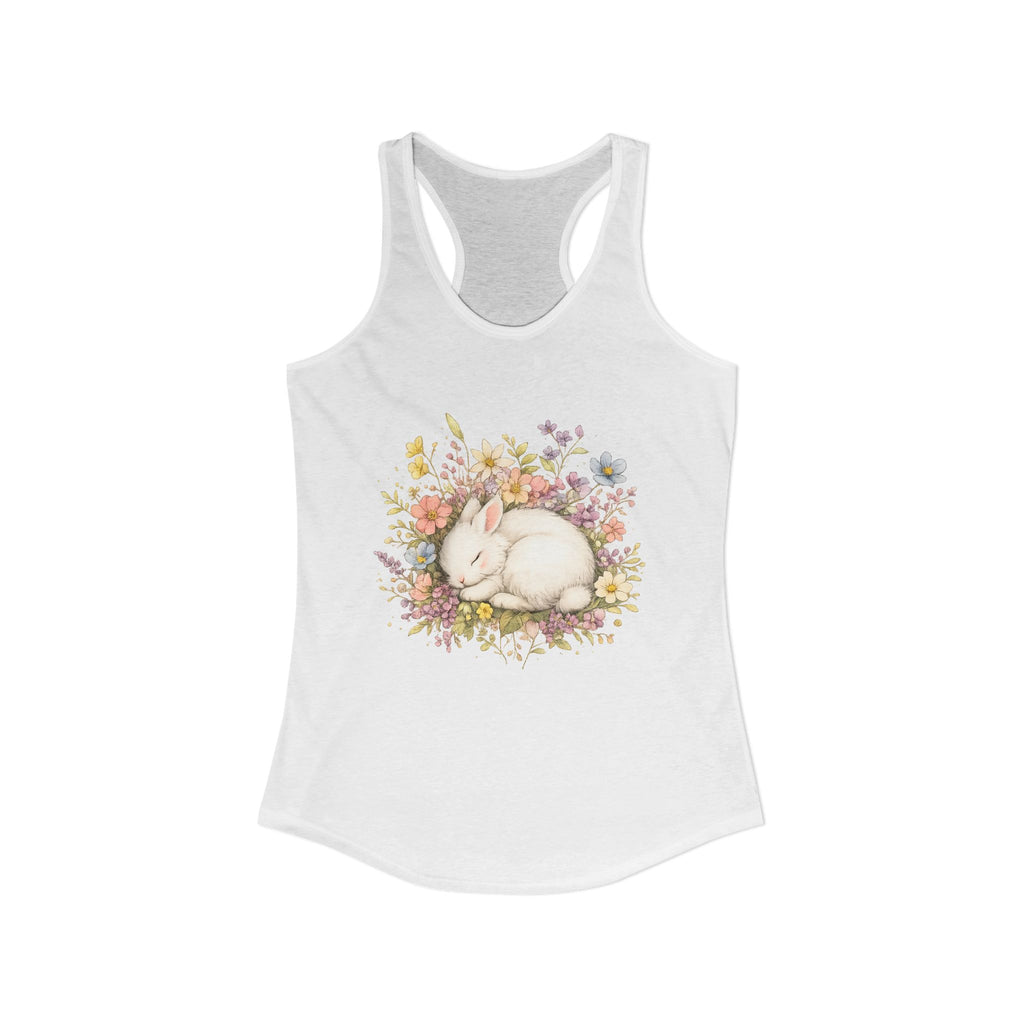 Women's Cute Bunny Ideal Racerback Tank