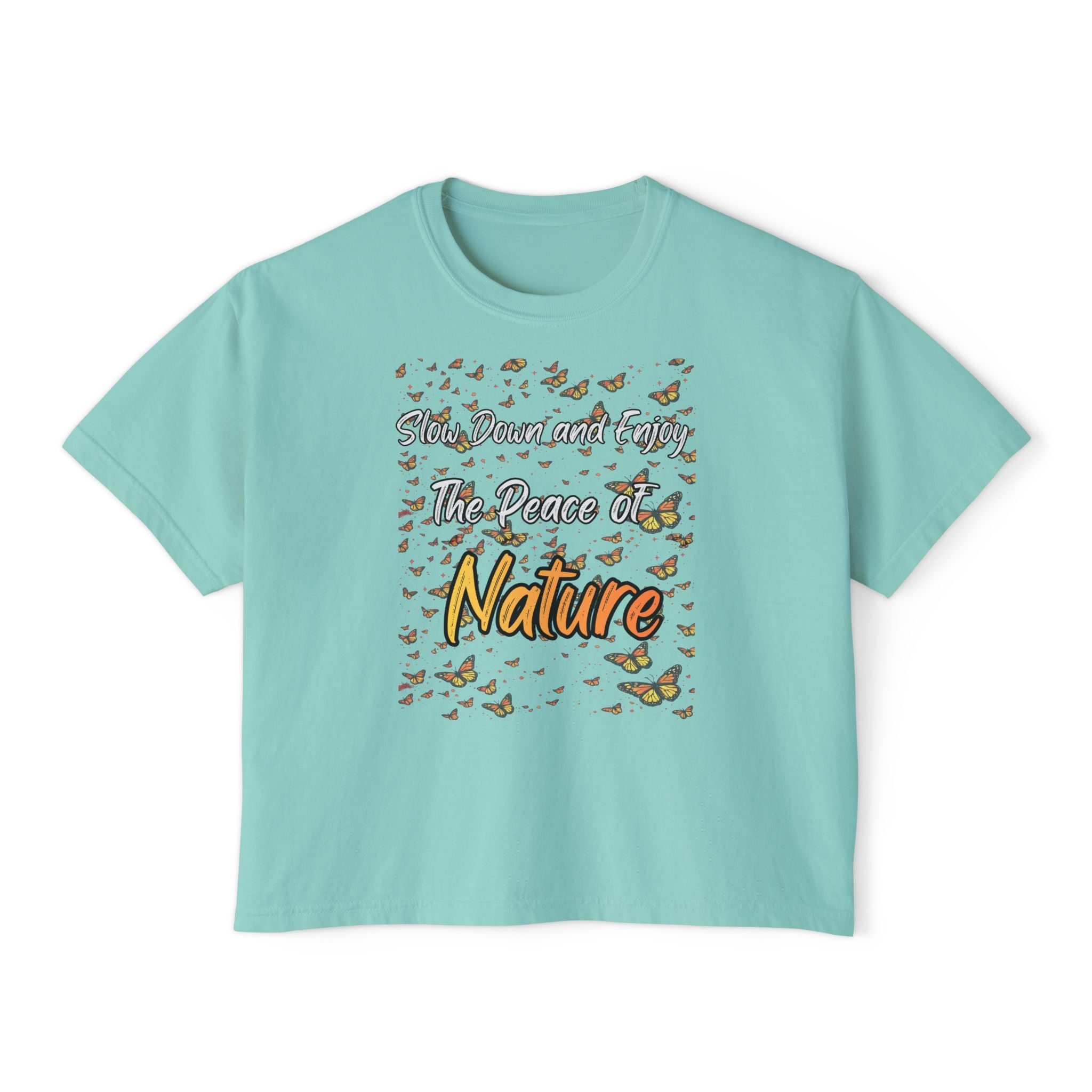 Enjoy The Peace of Nature Women’s Boxy T-Shirt