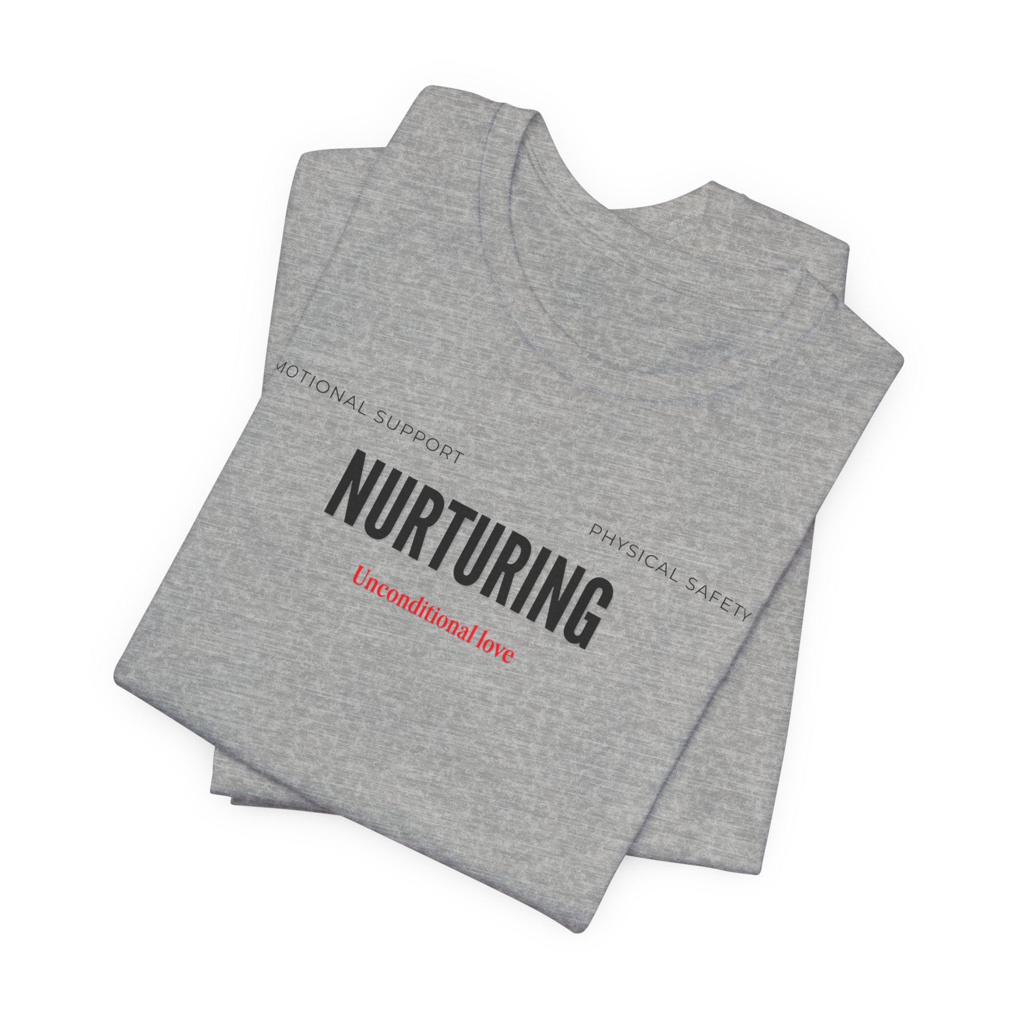 Nurturing Mother Tee — Silhouette Family Short Sleeve Shirt