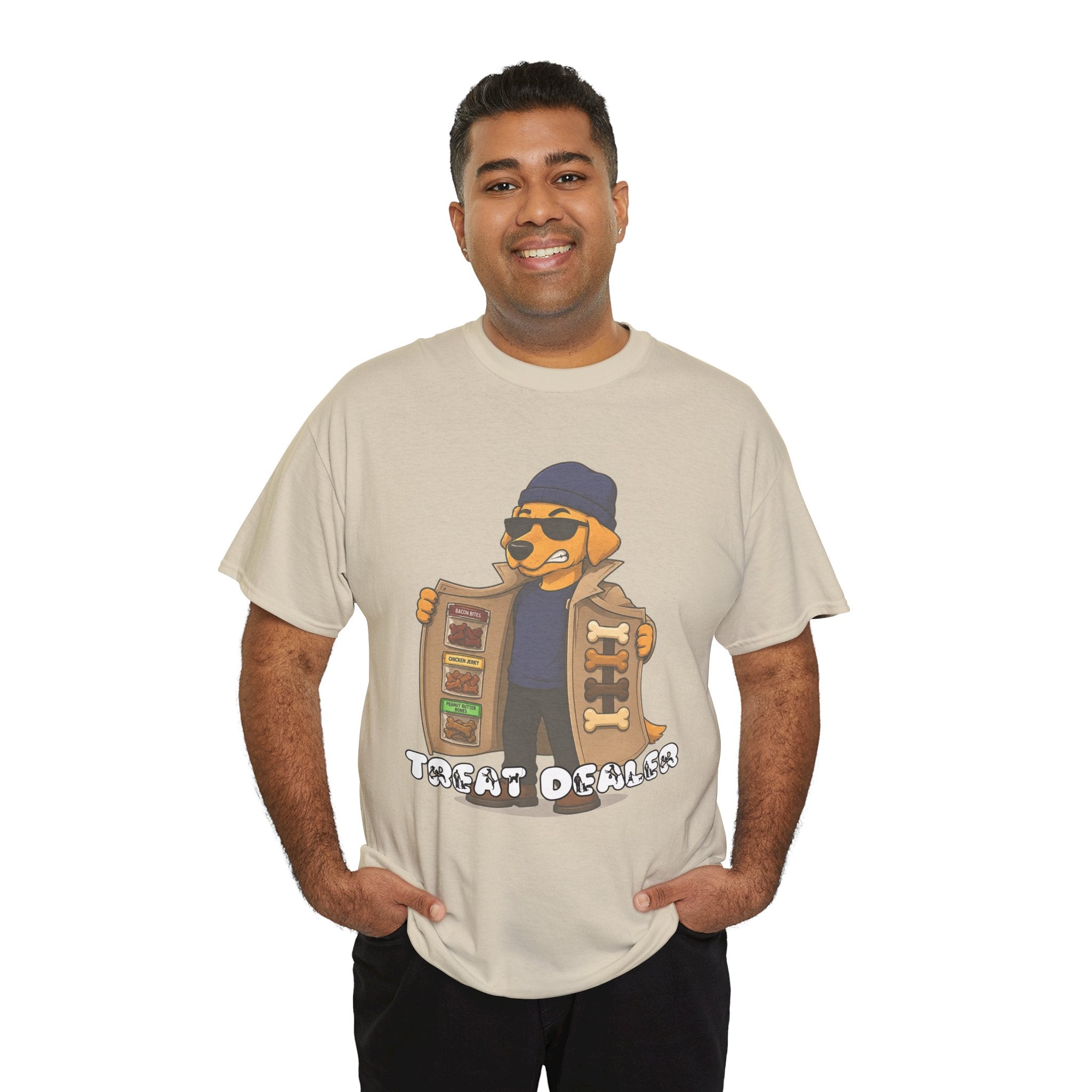 Treat Dealer T-Shirt — Funny Dog Shirt with Paw Print