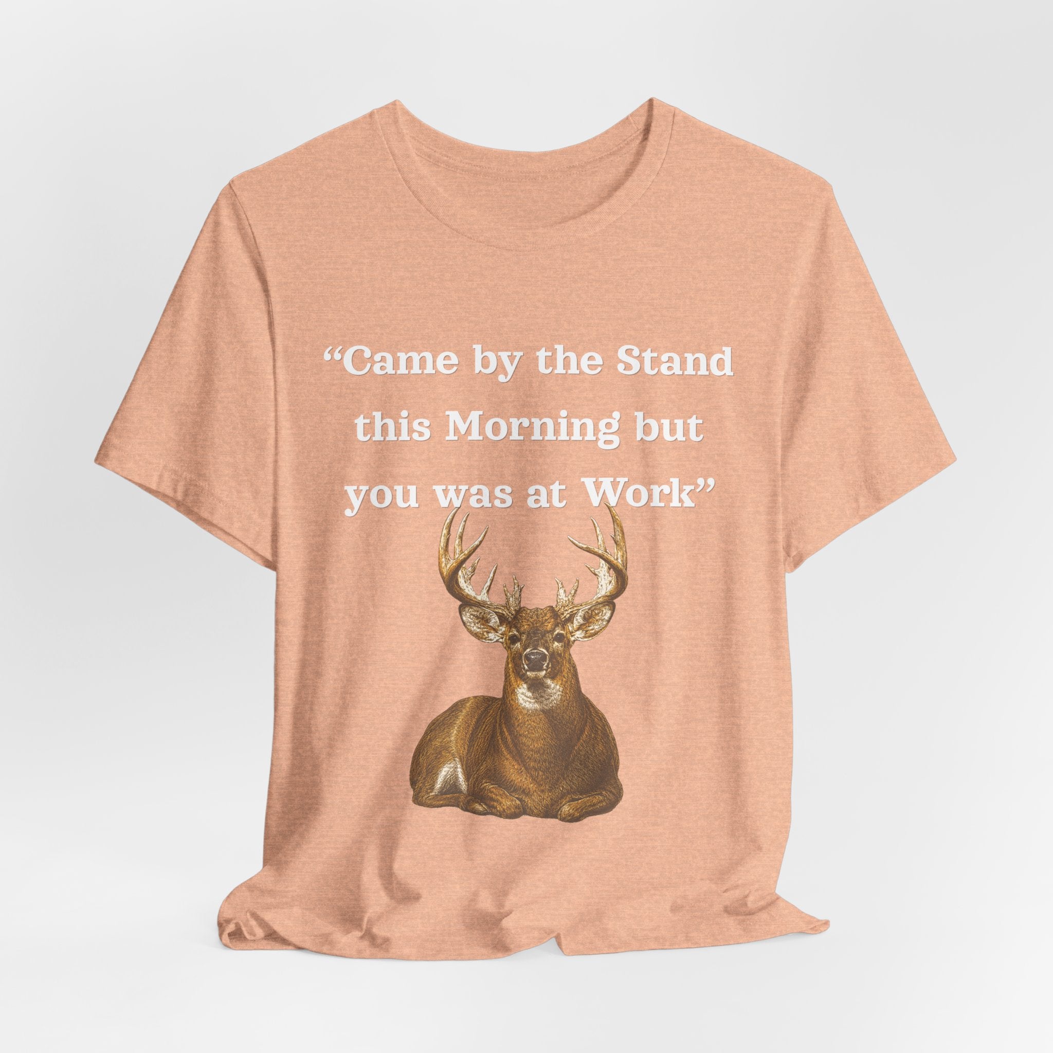 Deer Hunting "Came by the Stand this Morning but you was at Work" T-Shirt