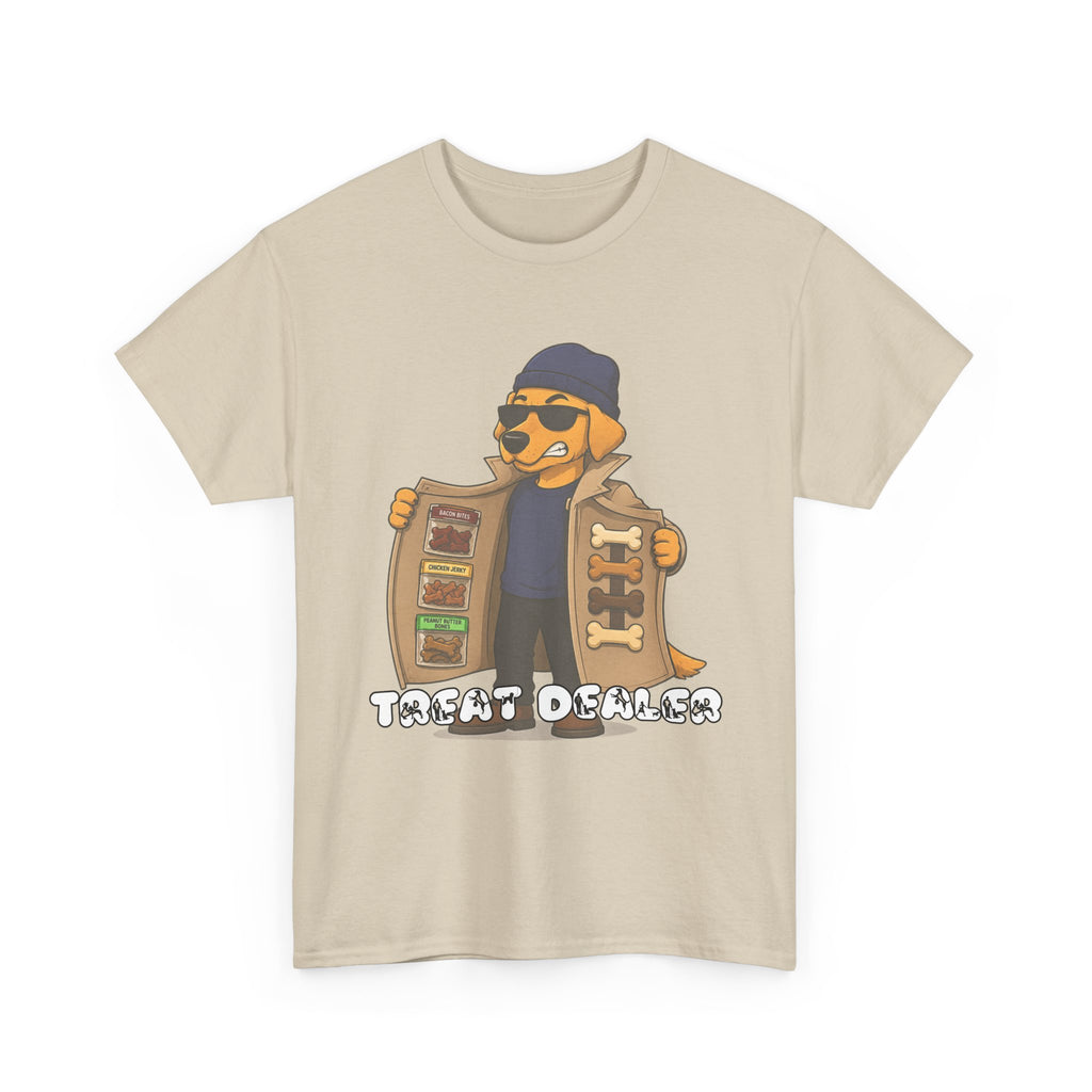 Treat Dealer T-Shirt — Funny Dog Shirt with Paw Print