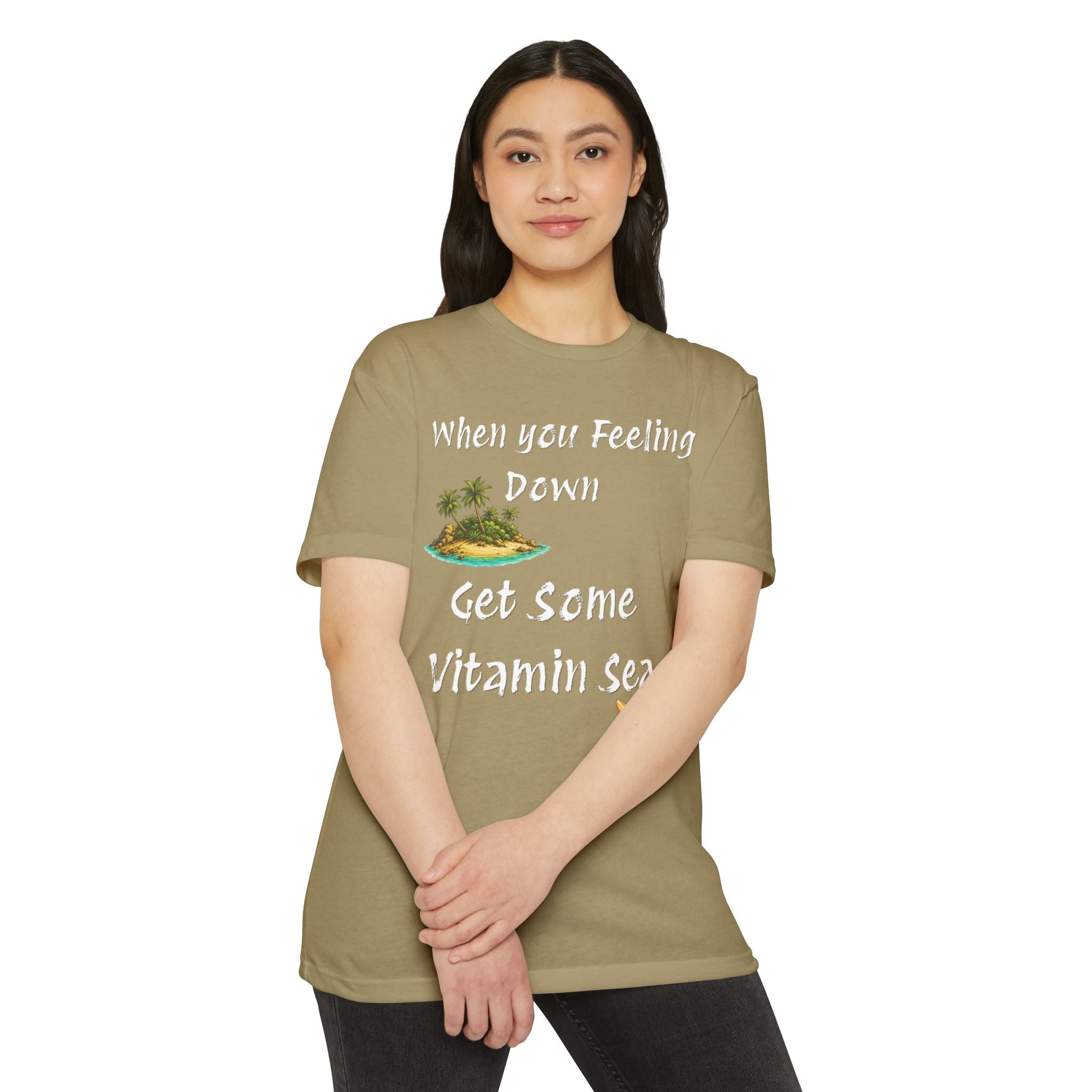 Vitamin Sea T-Shirt — "When You're Feeling Down Get Some Vitamin Sea"