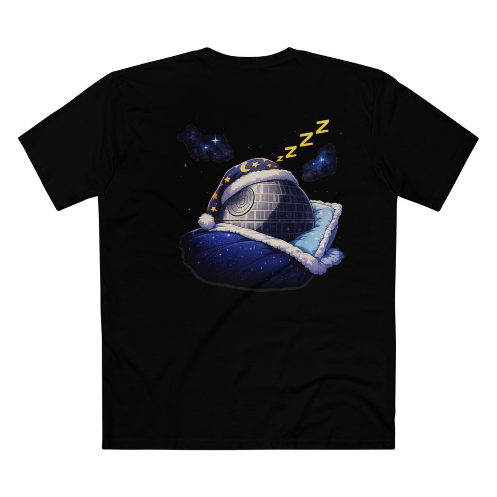 Dark Side Tee — "I'm Going to the Dark Side (Good)" Retro Sleepy Death Star T‑Shirt