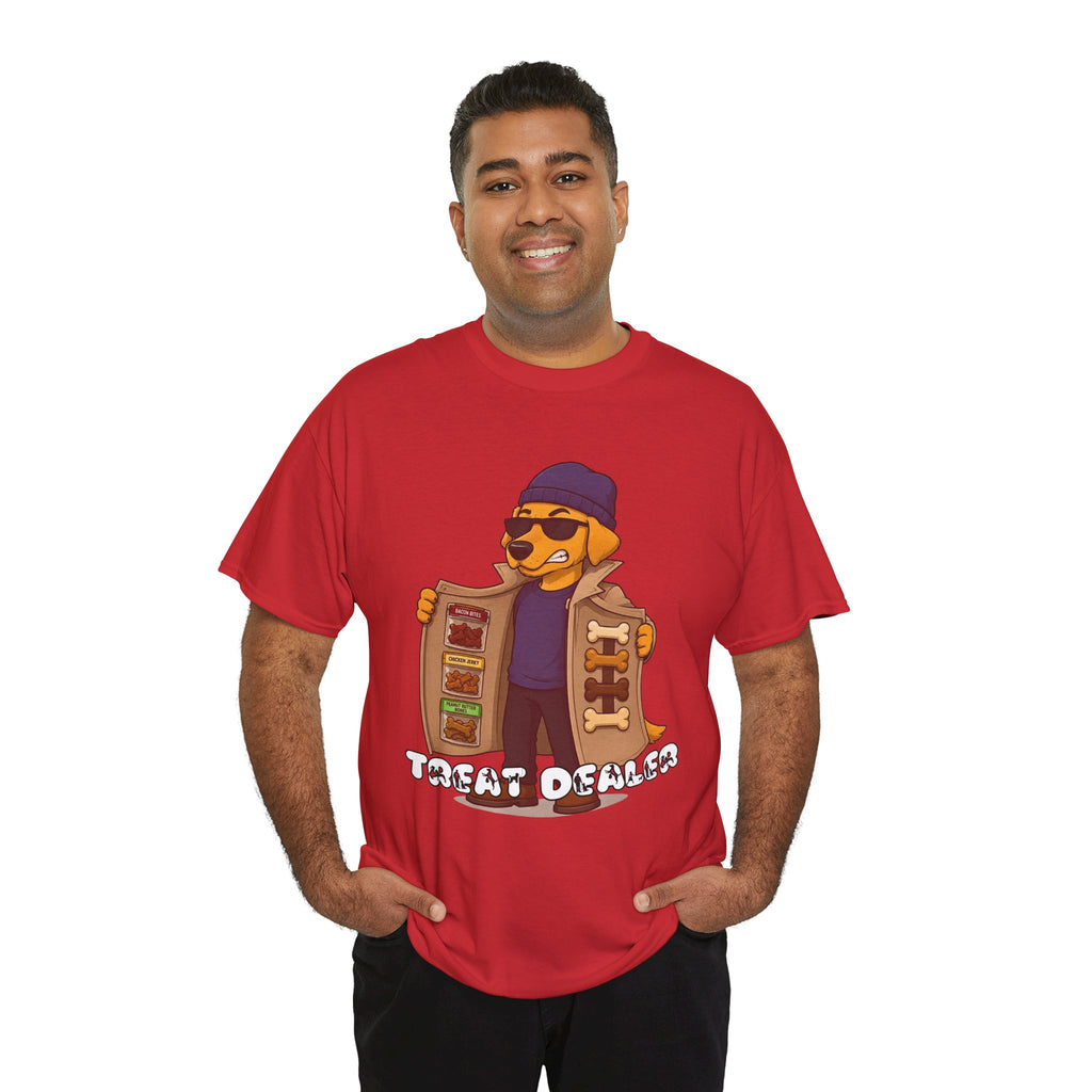 Treat Dealer T-Shirt — Funny Dog Shirt with Paw Print