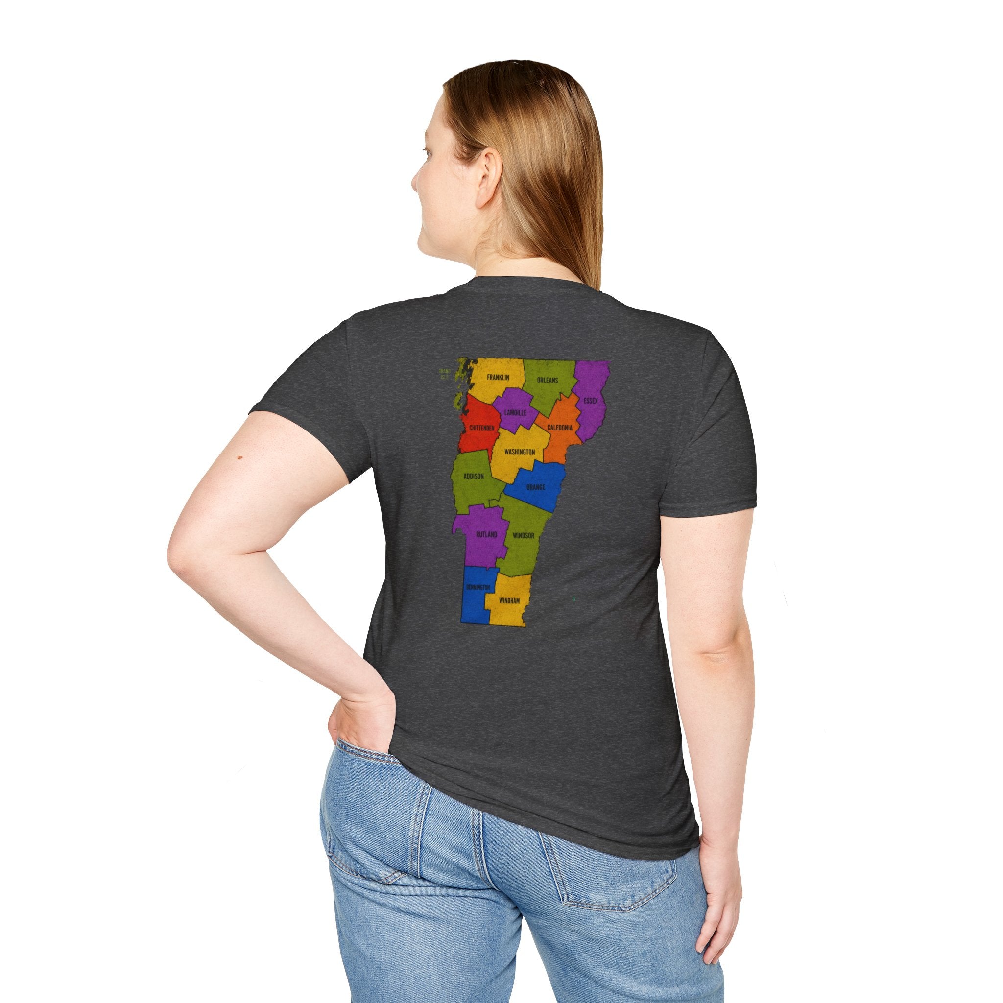 Don't Ask 100% Organic T-Shirt — Vermont Pride State Map Tee