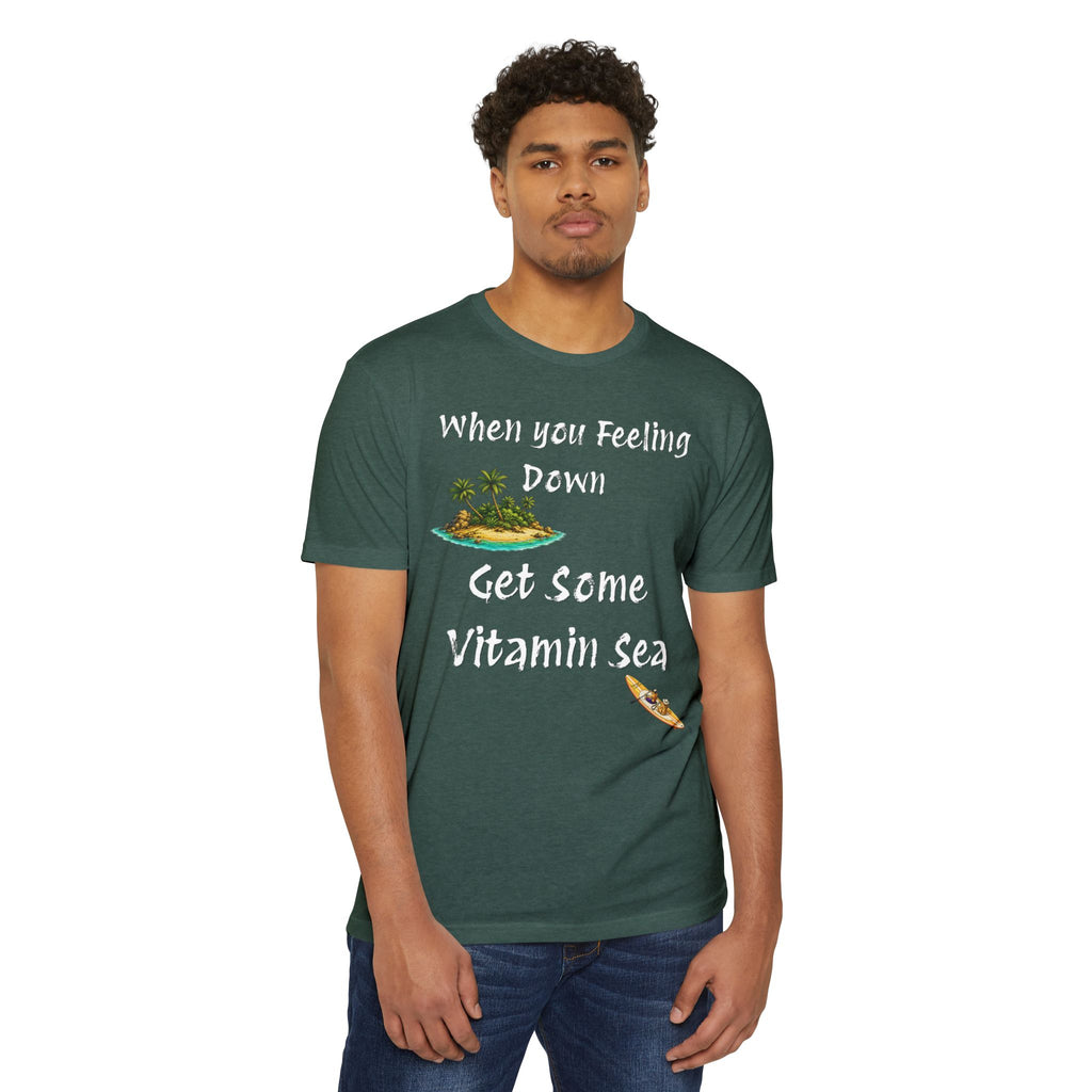 Vitamin Sea T-Shirt — "When You're Feeling Down Get Some Vitamin Sea"