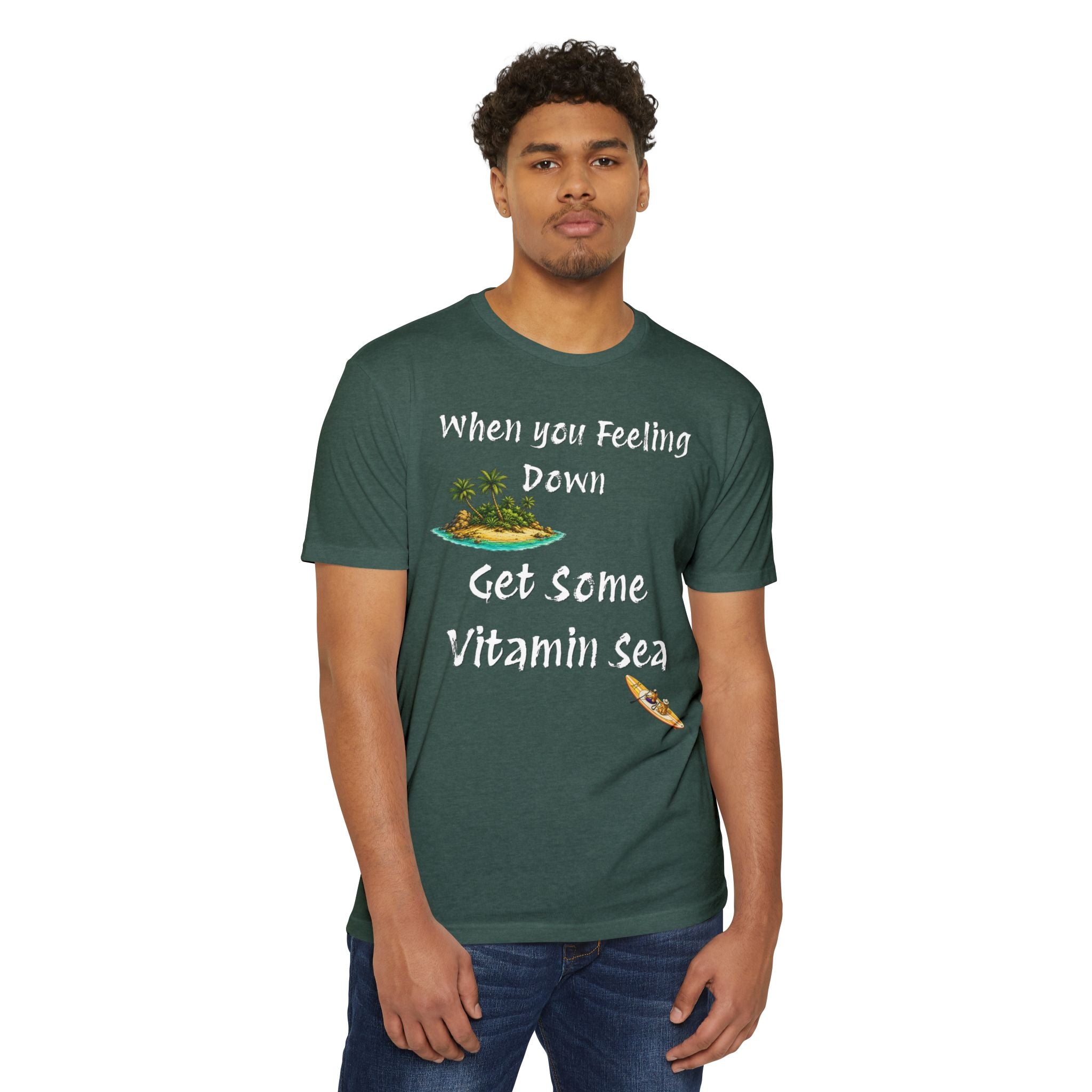 Vitamin Sea T-Shirt — "When You're Feeling Down Get Some Vitamin Sea"