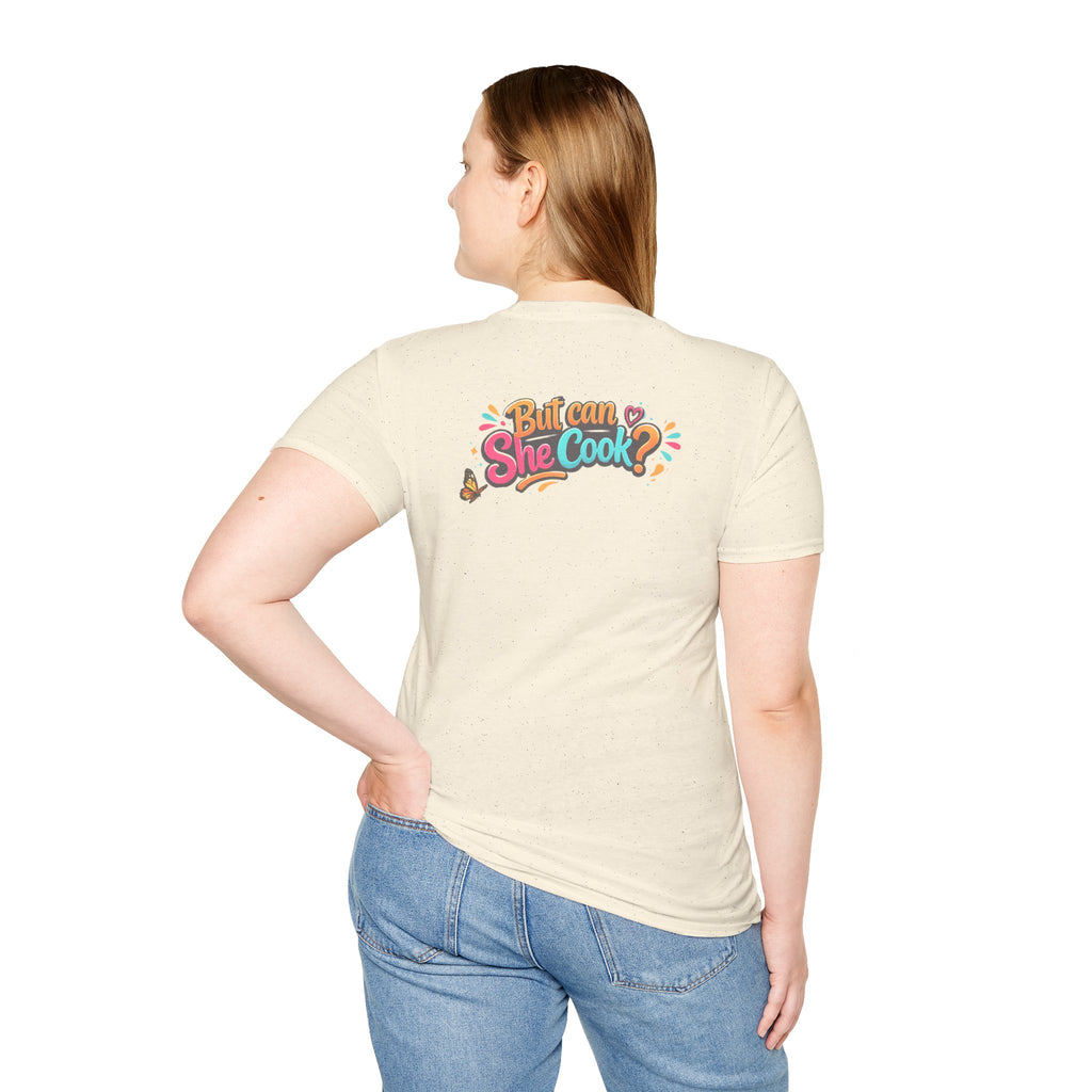 "But Can She Cook?" Retro Chef Graphic Tee