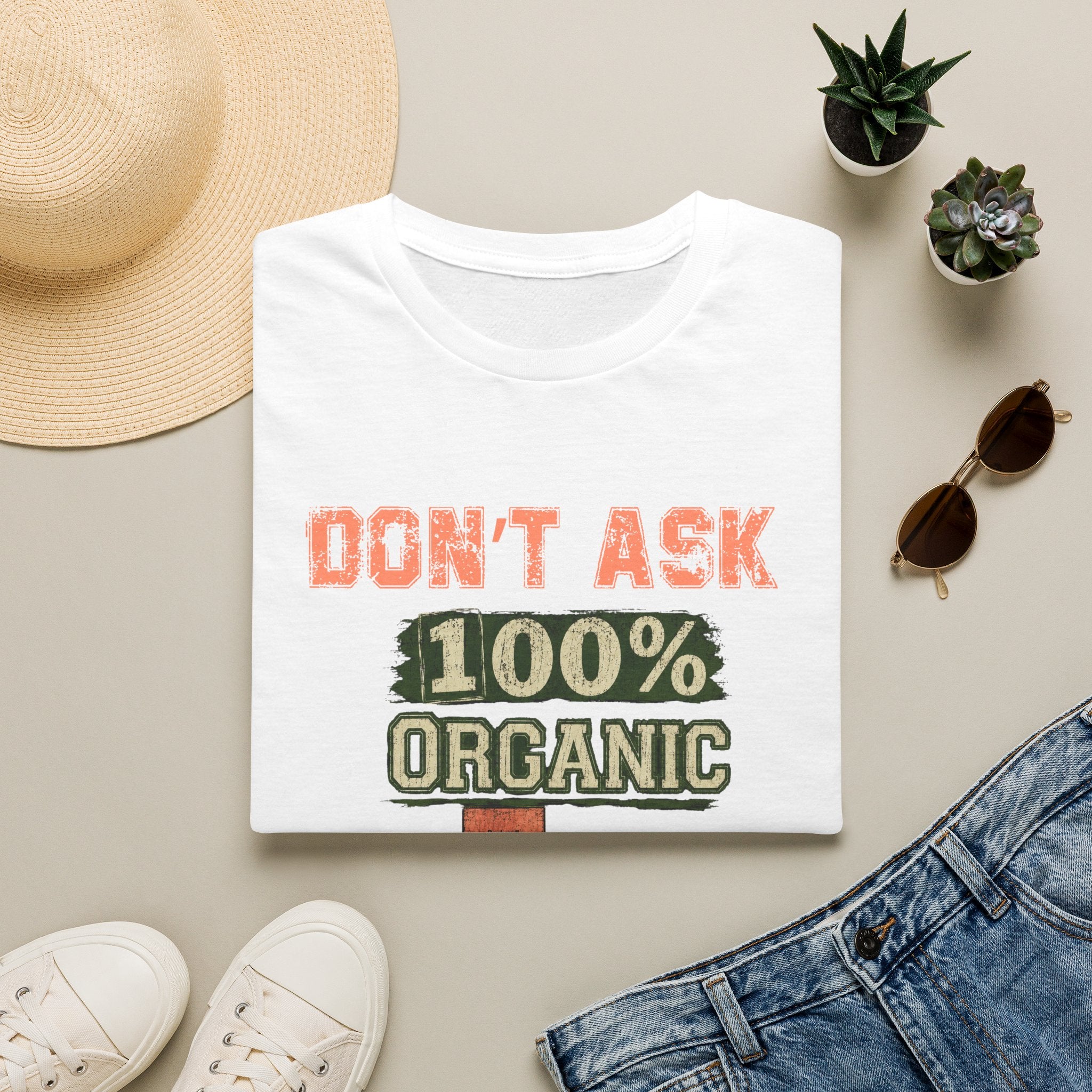 Don't Ask 100% Organic Texas T-Shirt – Funny State Pride Graphic Tee