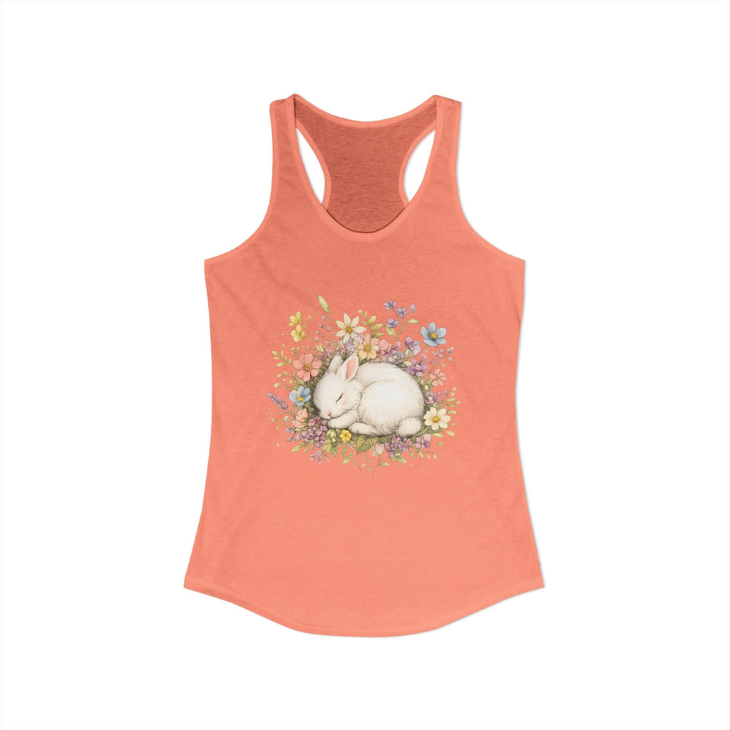 Women's Cute Bunny Ideal Racerback Tank