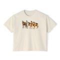 Women's Watercolor Horse Lineup Graphic