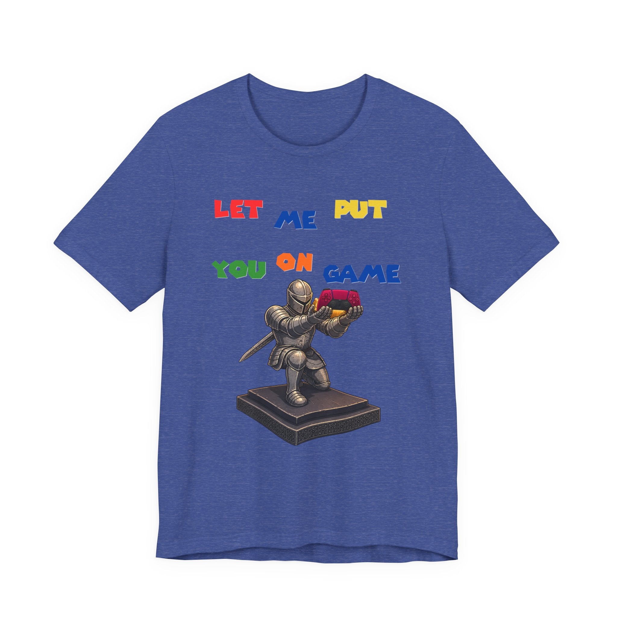 Let Me Put You On Game T-Shirt PS5 — Retro Gamer Knight Graphic Tee