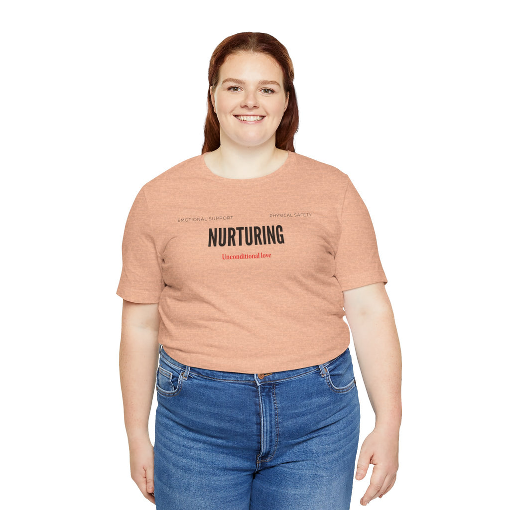 Nurturing Mother Tee — Silhouette Family Short Sleeve Shirt