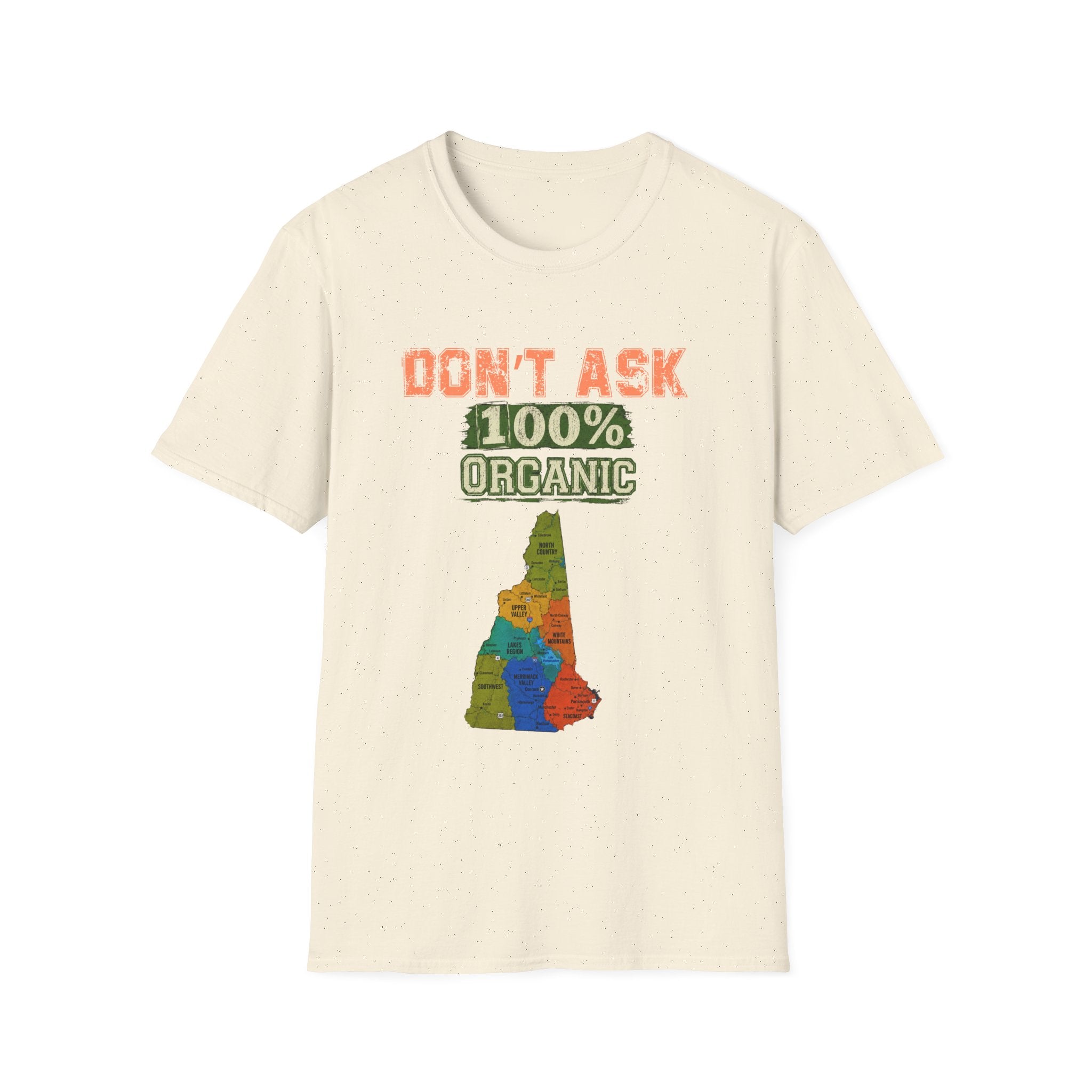 Don't Ask 100% Organic Idaho T-Shirt — Funny State Pride Tee