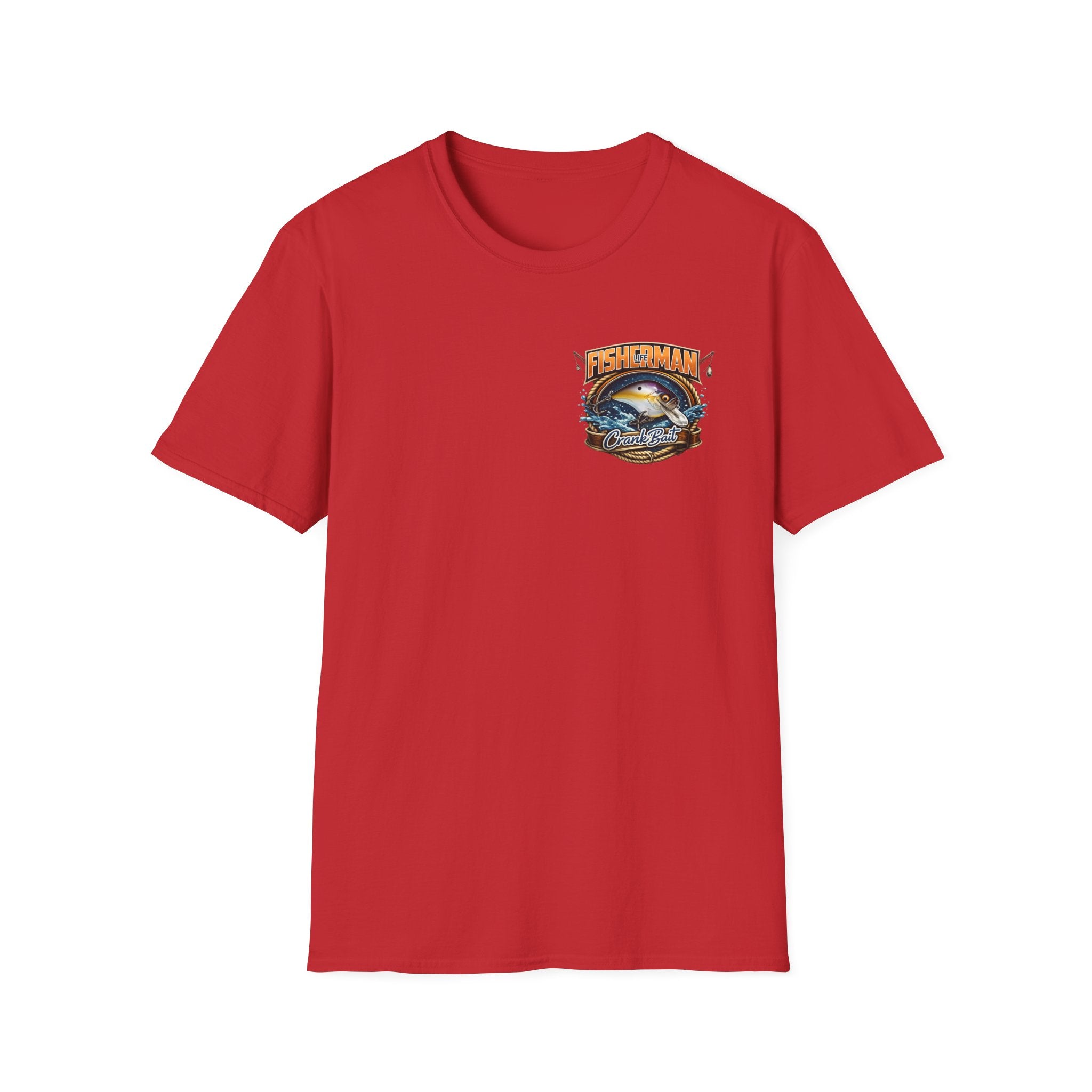 Fisherman Crest T-Shirt — Vintage Marlin Ocean Fishing Graphic