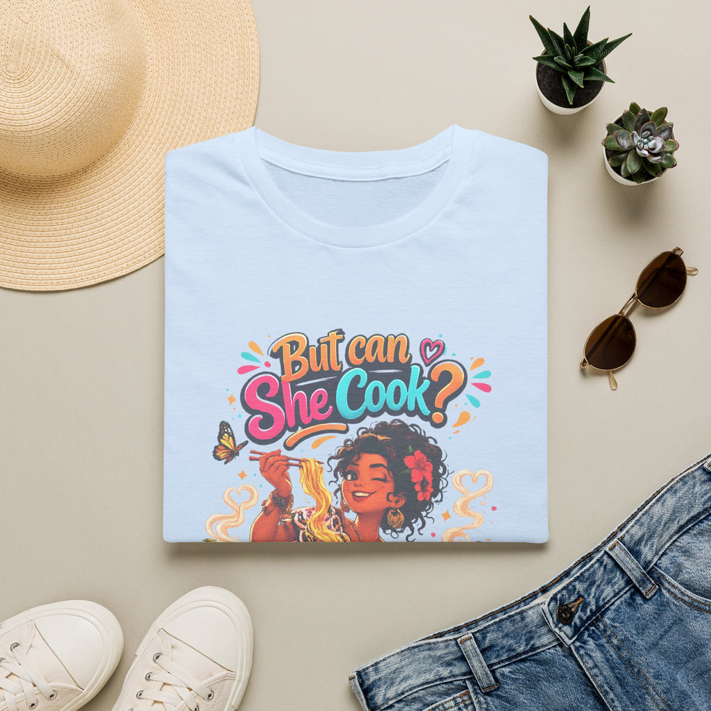 "But Can She Cook?" Retro Chef Graphic Tee