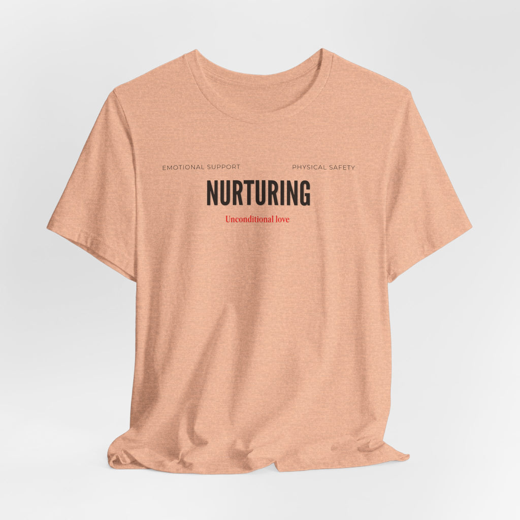 Nurturing Mother Tee — Silhouette Family Short Sleeve Shirt