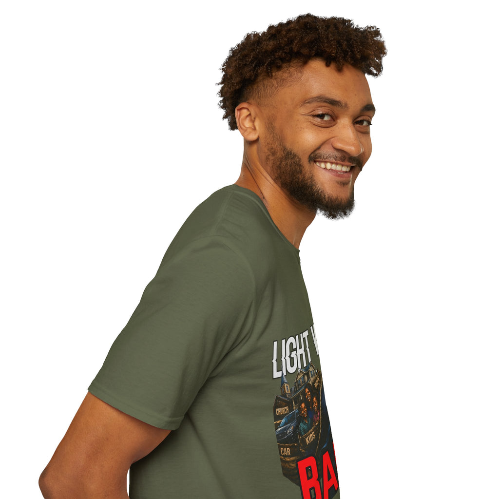 "Light Weight Baby" T‑Shirt – Father Graphic Tee