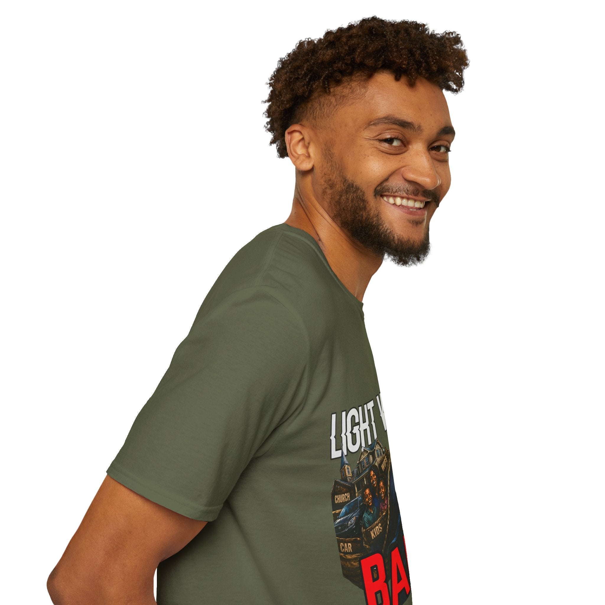 "Light Weight Baby" T‑Shirt – Father Graphic Tee