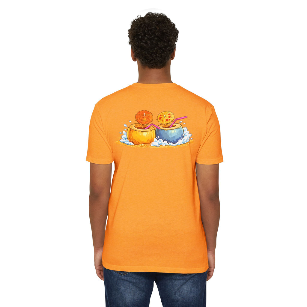 "Beaches, Vacations, & Good Drinks" Tropical Drink Tee