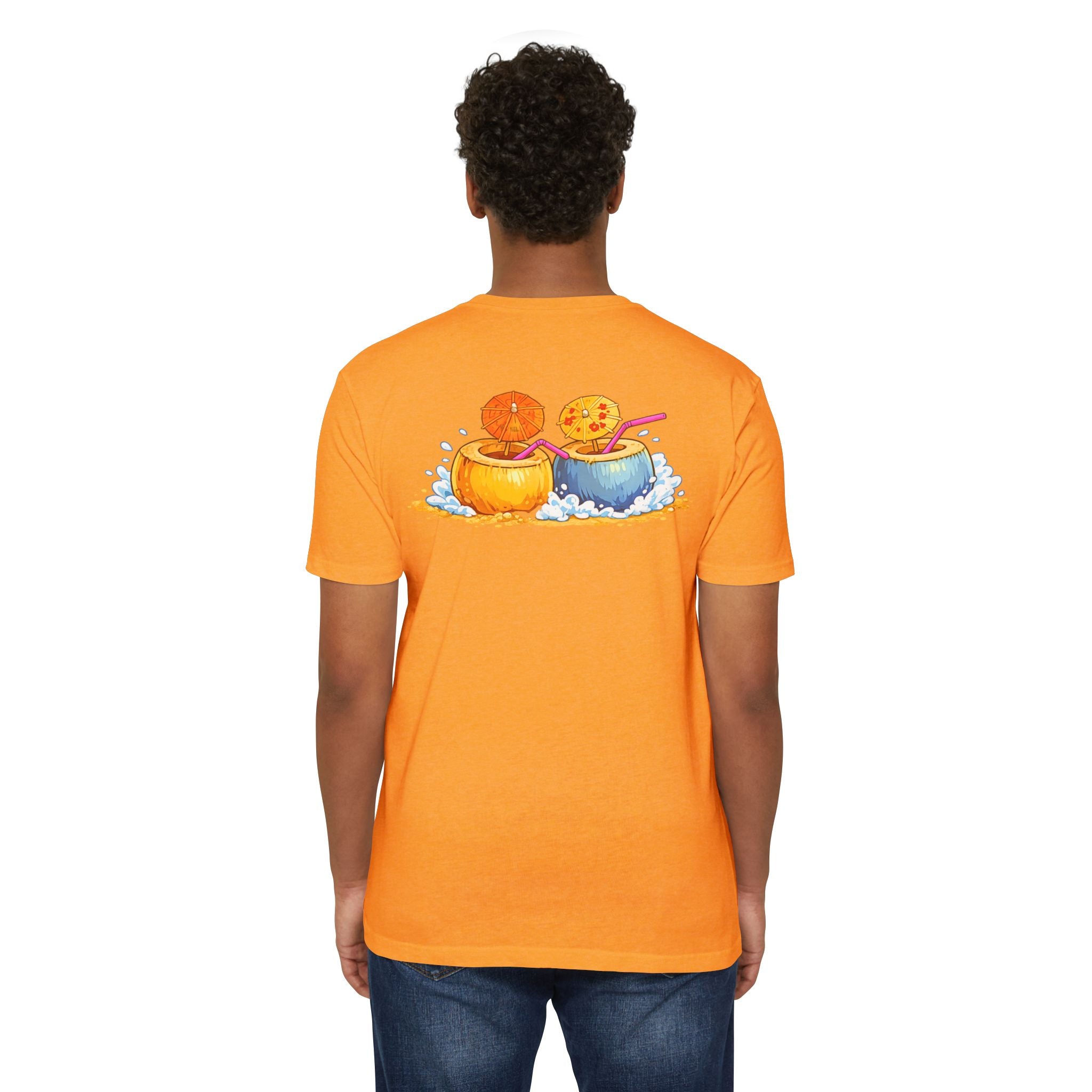 "Beaches, Vacations, & Good Drinks" Tropical Drink Tee