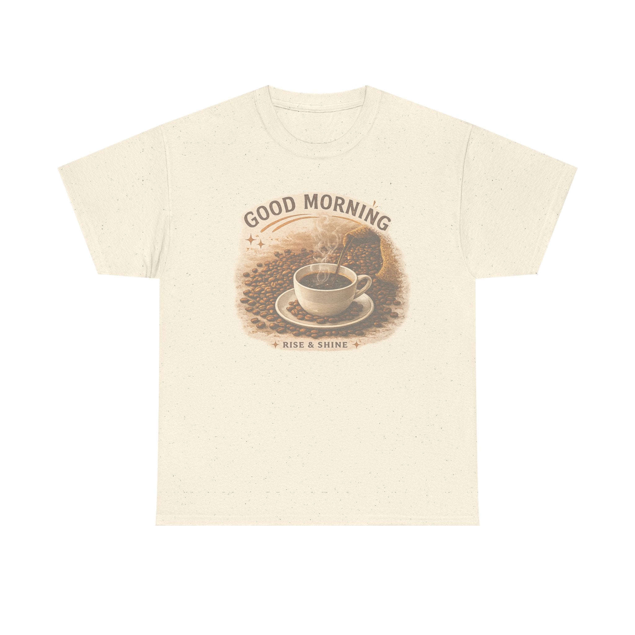 Good Morning' Rise & Shine Vintage Coffee T-Shirt