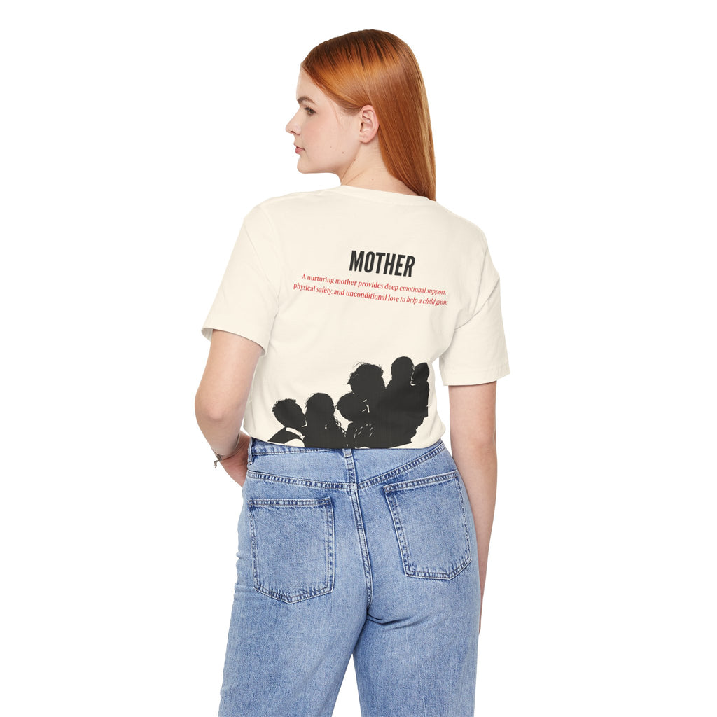Nurturing Mother Tee — Silhouette Family Short Sleeve Shirt