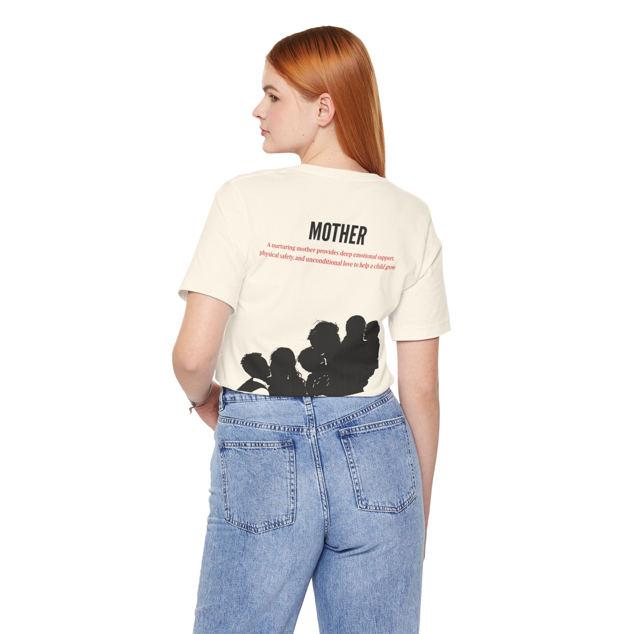 Nurturing Mother Tee — Silhouette Family Short Sleeve Shirt
