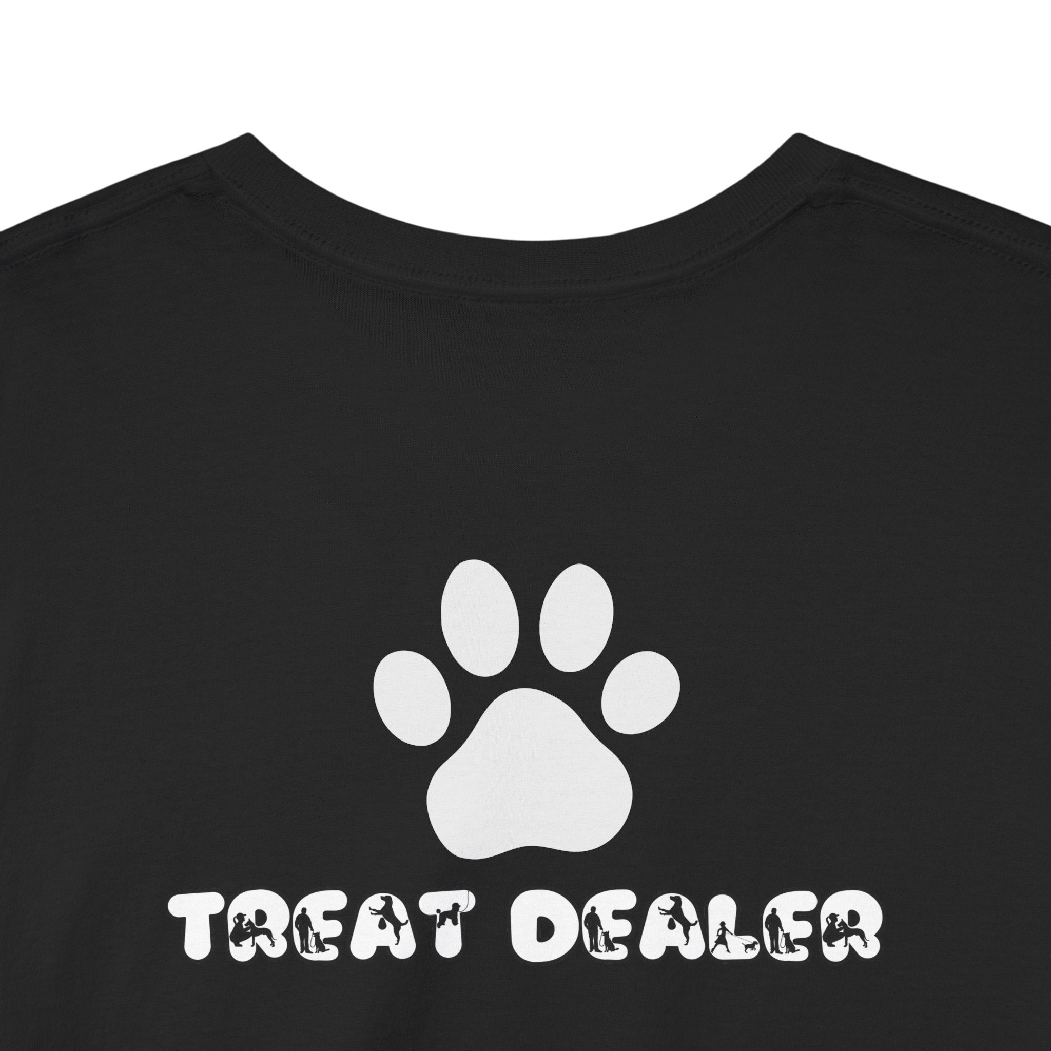 Treat Dealer T-Shirt — Funny Dog Shirt with Paw Print