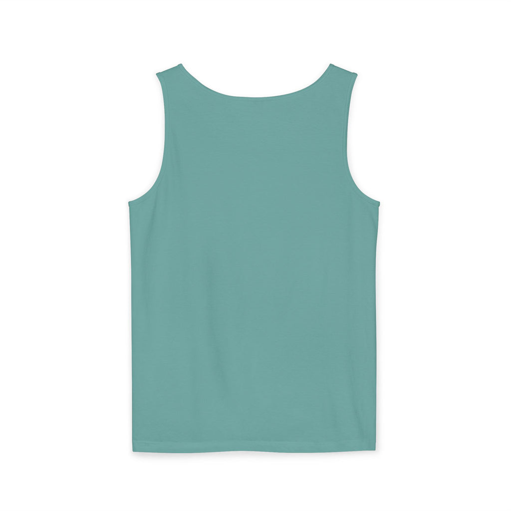 Beach Vibes Tank Top — "It’s Summer Somewhere" Flip-Flop & Sand Graphic