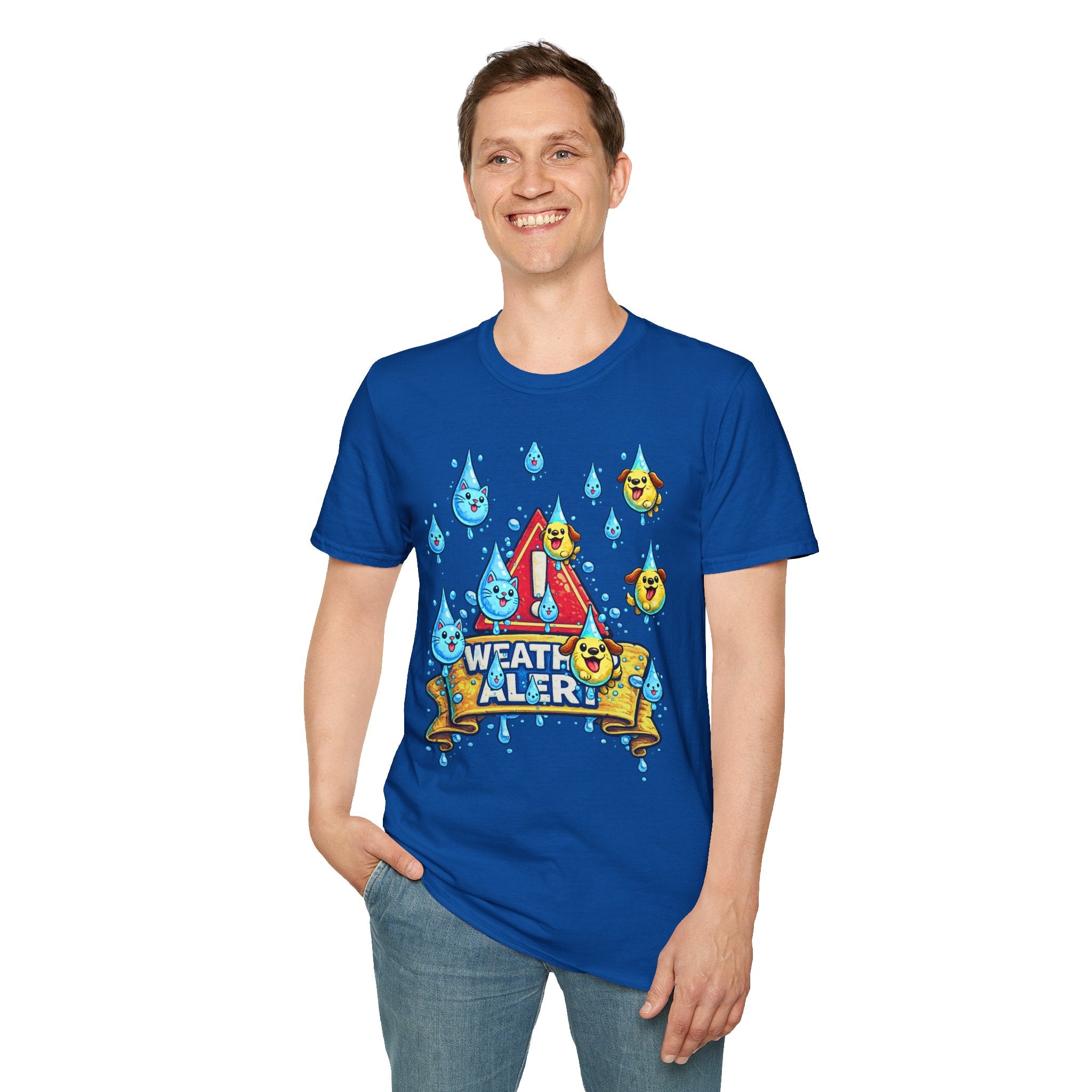 Weather Alert T-Shirt  " It's Raining Cats & Dogs"