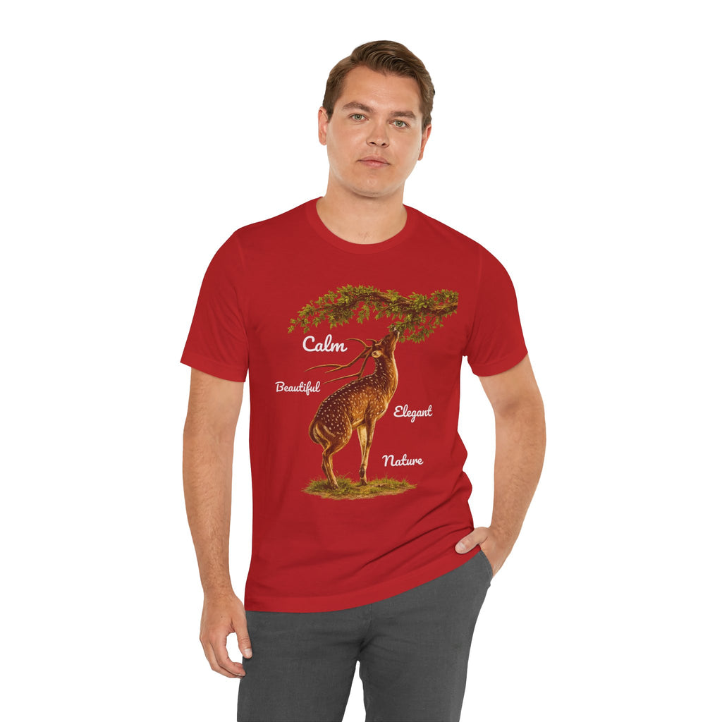 Calm Elegant Nature Deer T-Shirt