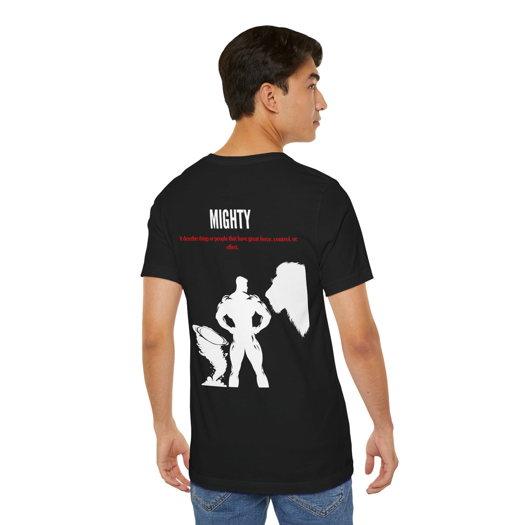 Powerful / Mighty Graphic Tee — Inspirational Strength T-Shirt