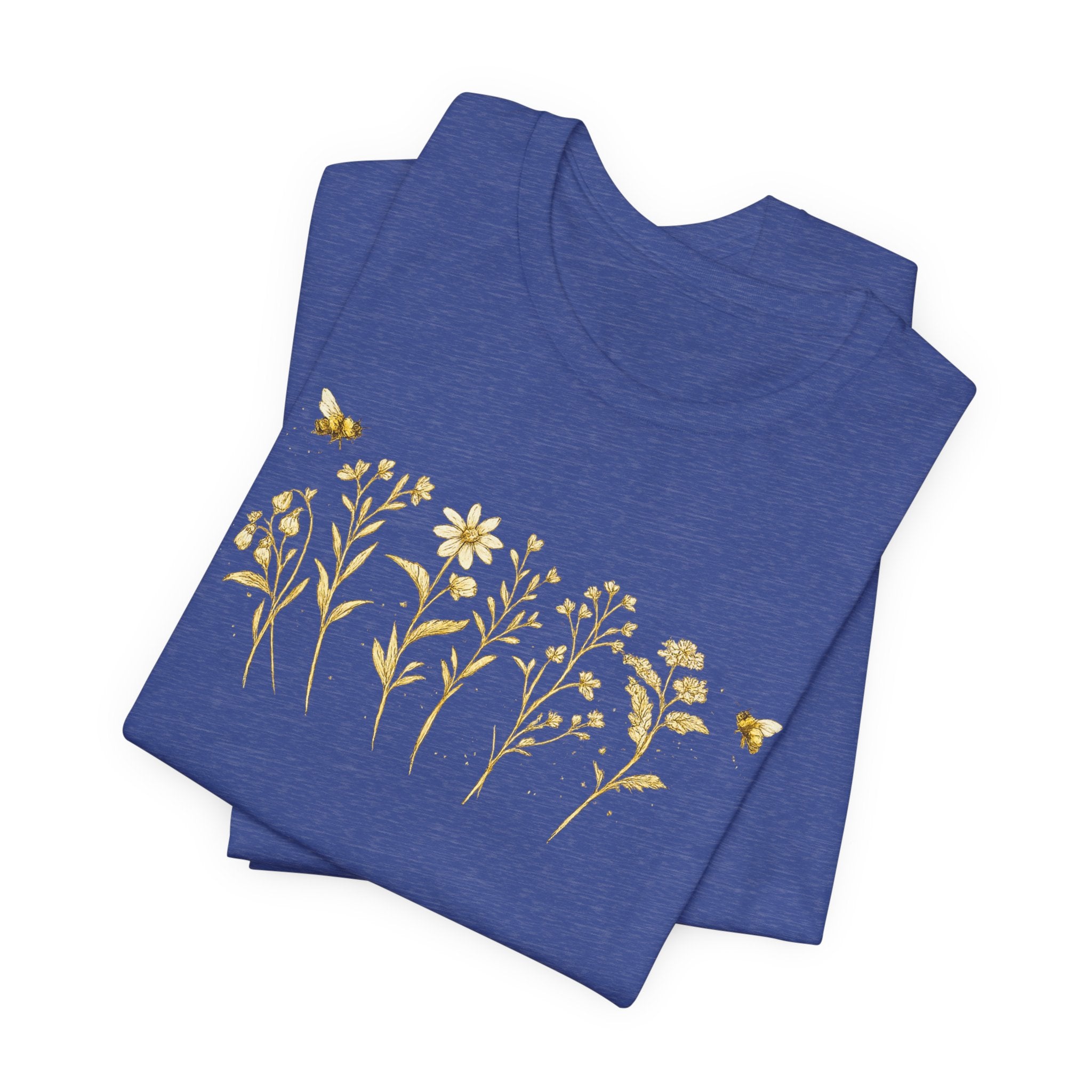Gold Wildflower Graphic T-Shirt