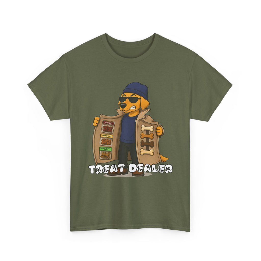 Treat Dealer T-Shirt — Funny Dog Shirt with Paw Print