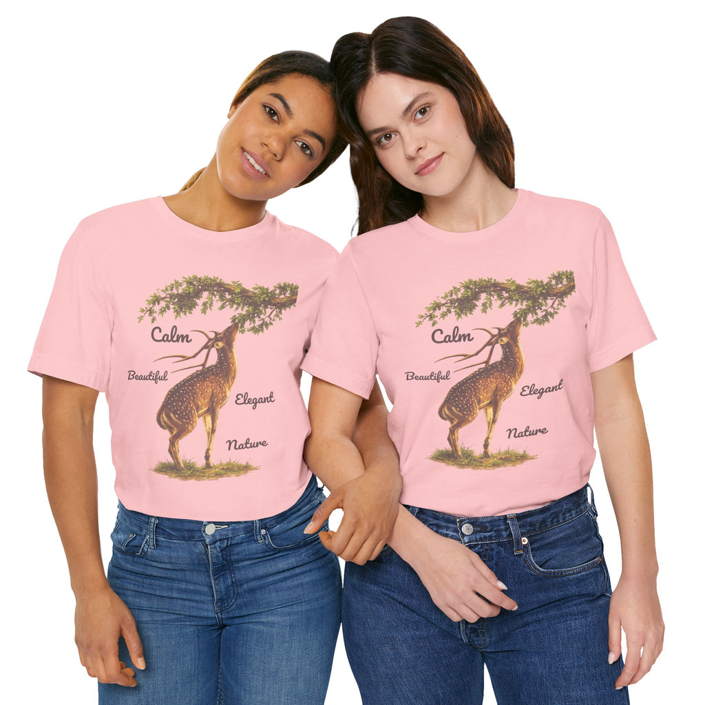 Calm Elegant Nature Deer T-Shirt
