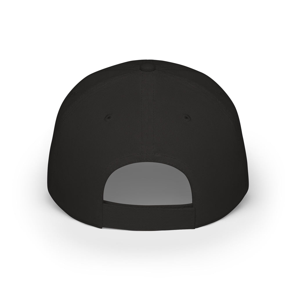 Red 'POWERFUL' Embroidered Low Profile Baseball Cap