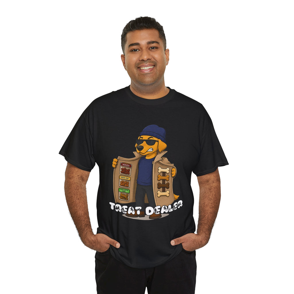 Treat Dealer T-Shirt — Funny Dog Shirt with Paw Print