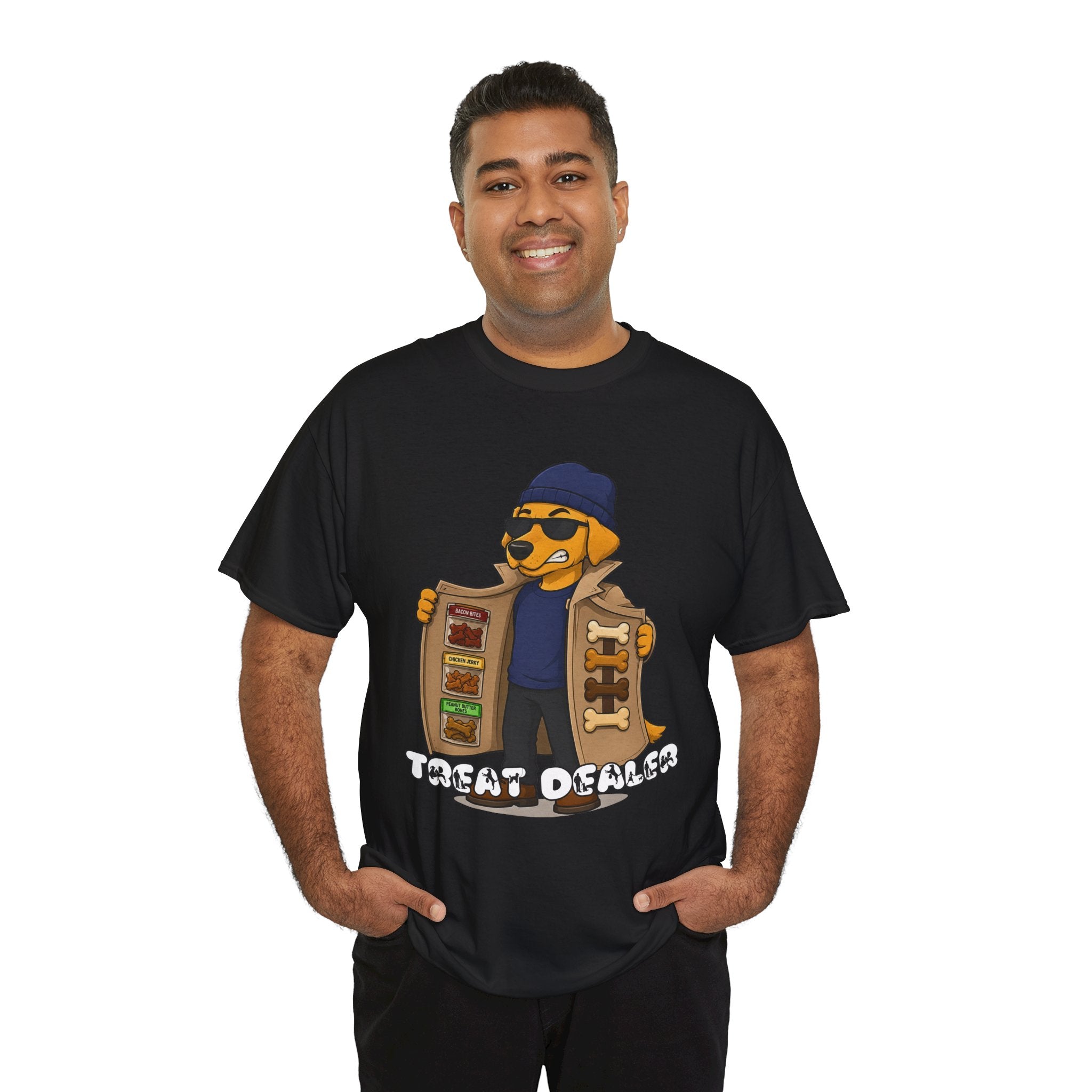 Treat Dealer T-Shirt — Funny Dog Shirt with Paw Print