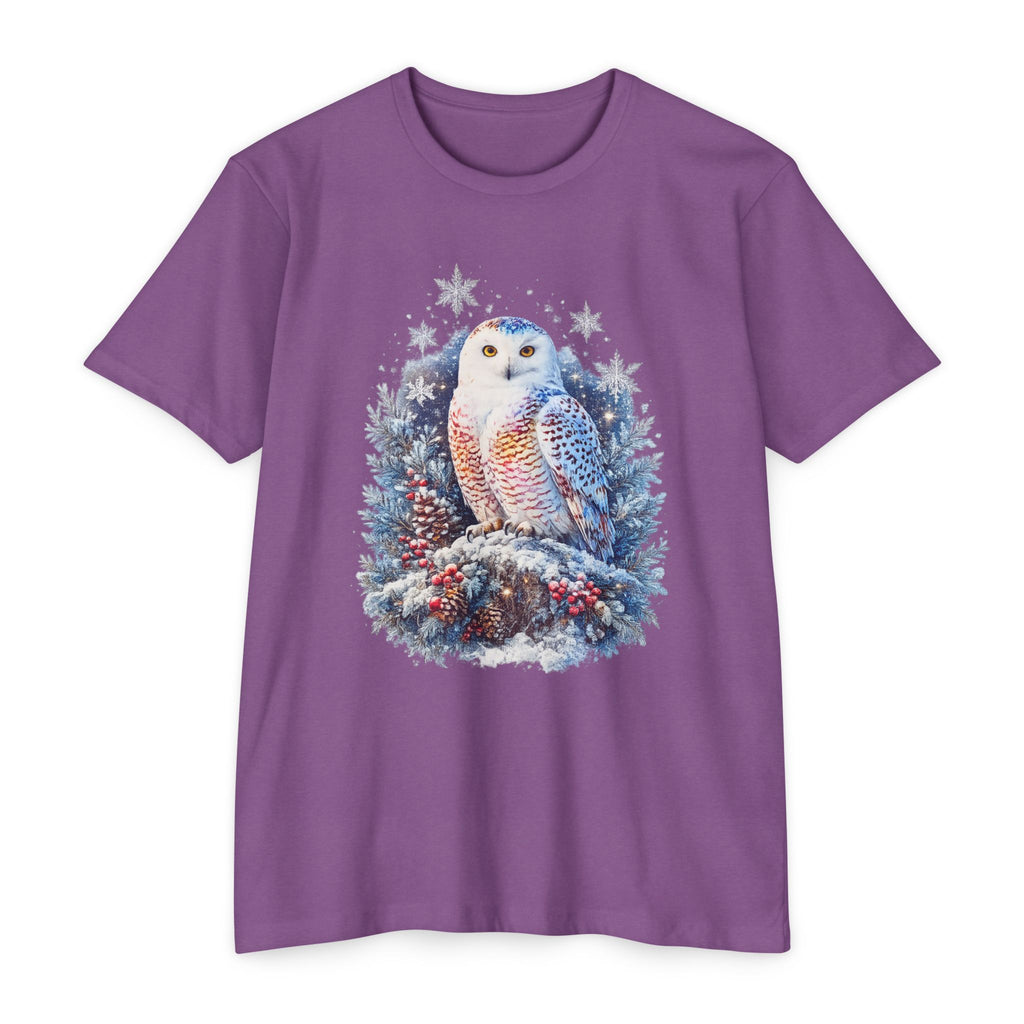 Snowy Owl Festive Holiday Winter T-Shirt