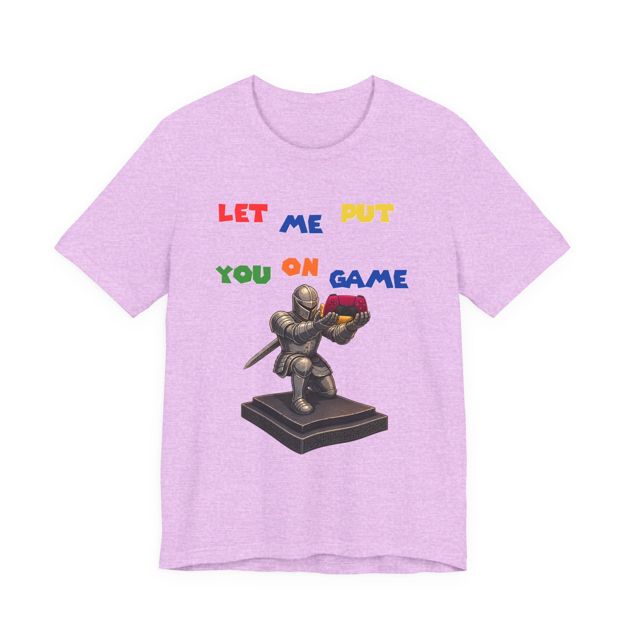 Let Me Put You On Game T-Shirt PS5 — Retro Gamer Knight Graphic Tee