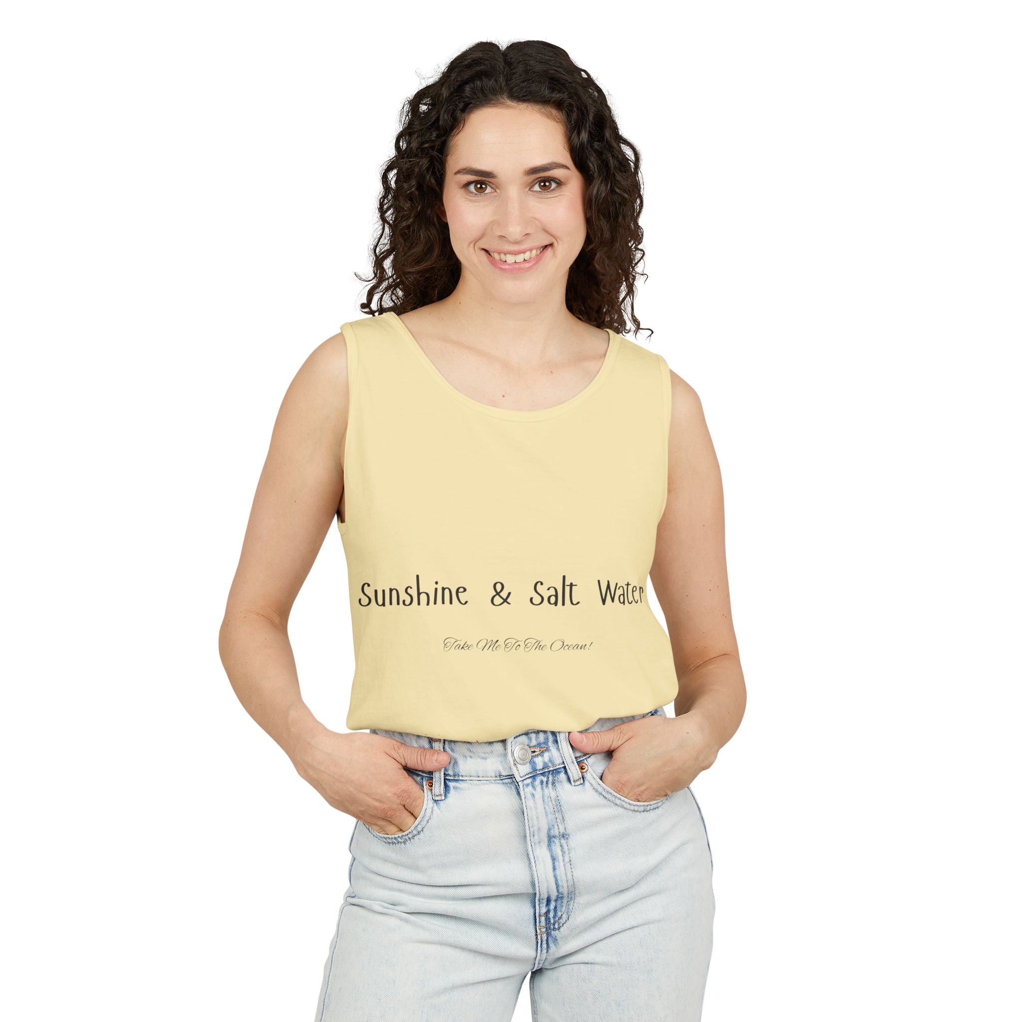 "Sunshine & Salt Water" Beach Graphic