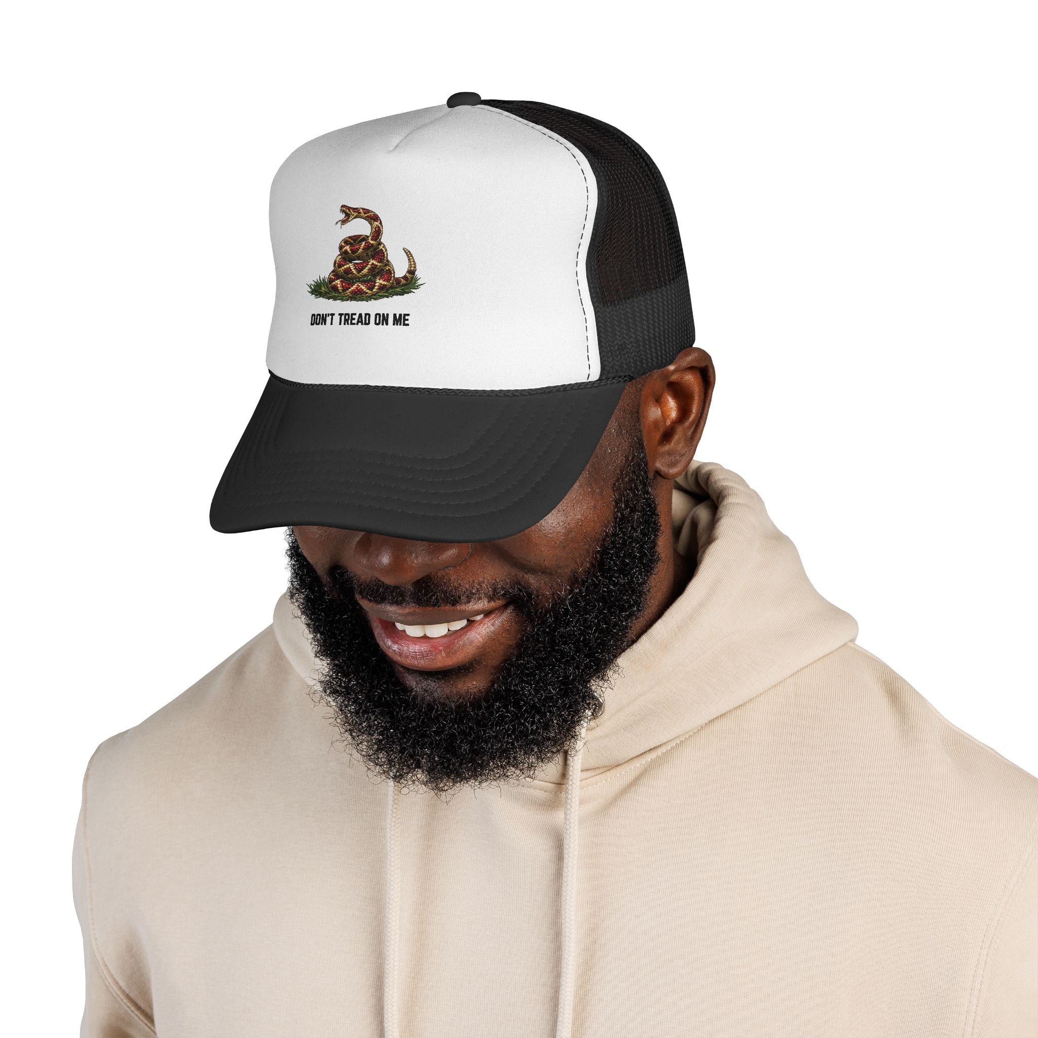 Don’t Tread On Me Trucker Cap – Gadsden Snake Patriotic Mesh Hat