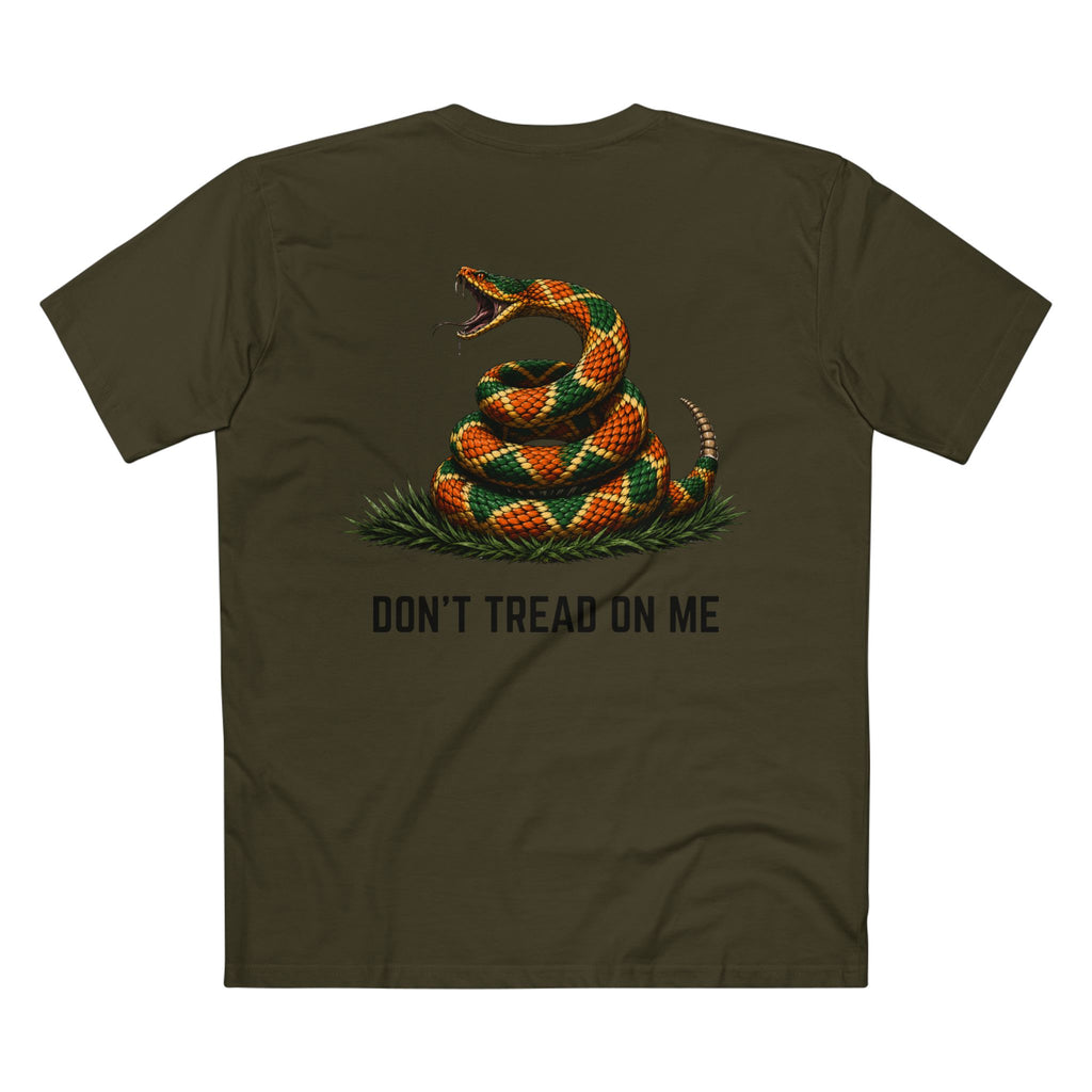Don't Tread On Me Snake Tee — Patriotic Gadsden Style T-Shirt