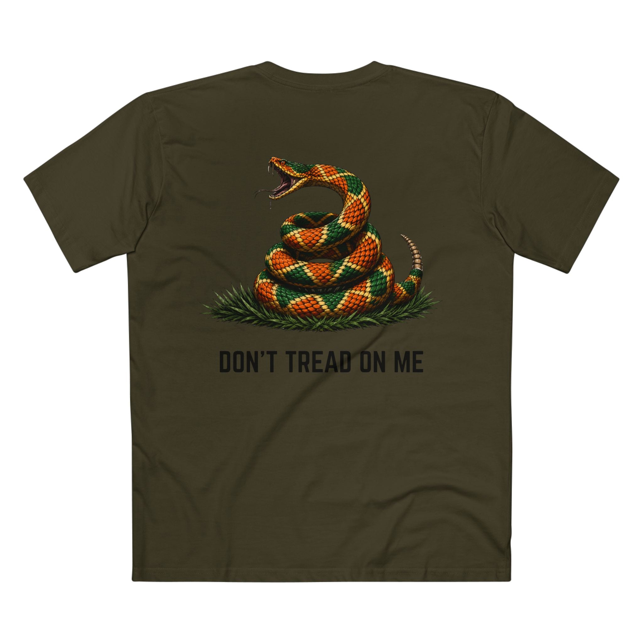 Don't Tread On Me Snake Tee — Patriotic Gadsden Style T-Shirt
