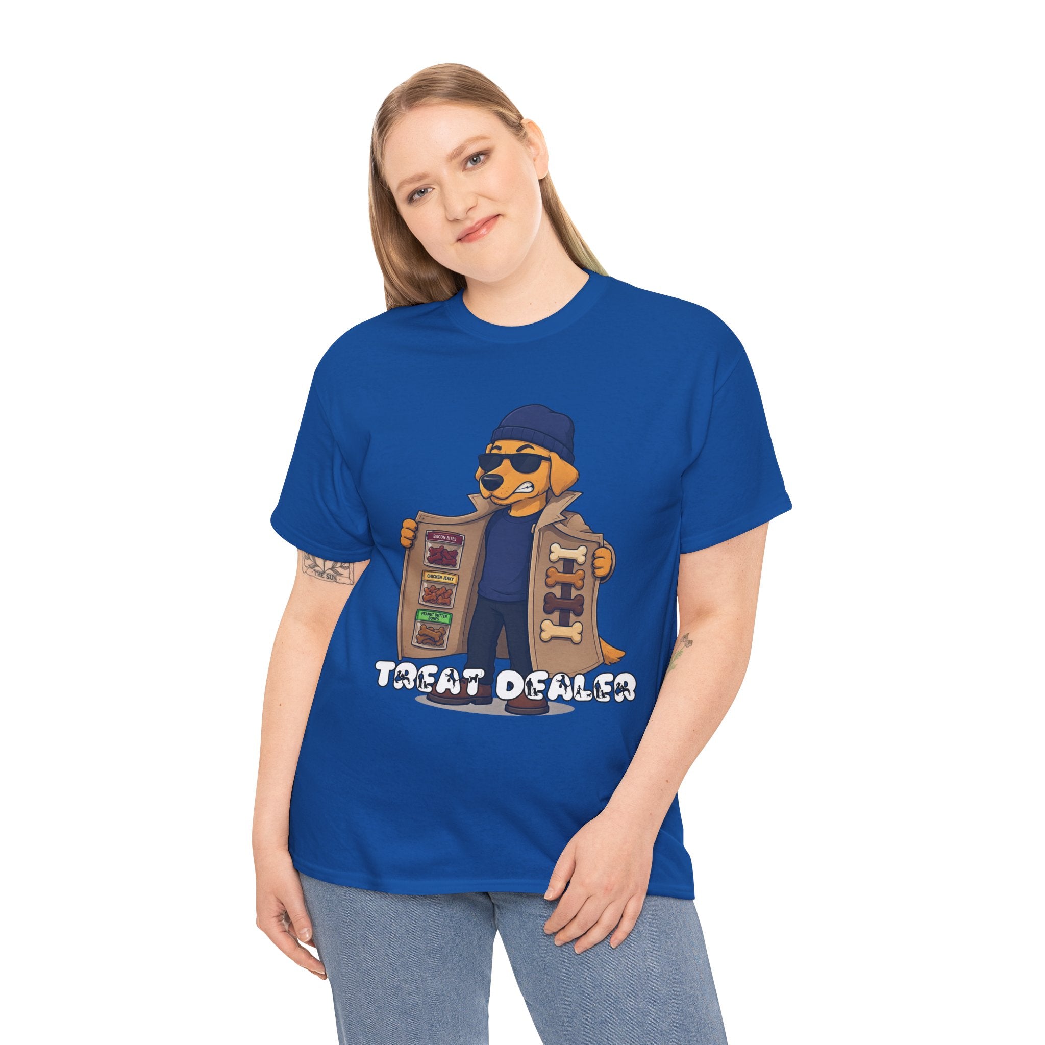 Treat Dealer T-Shirt — Funny Dog Shirt with Paw Print